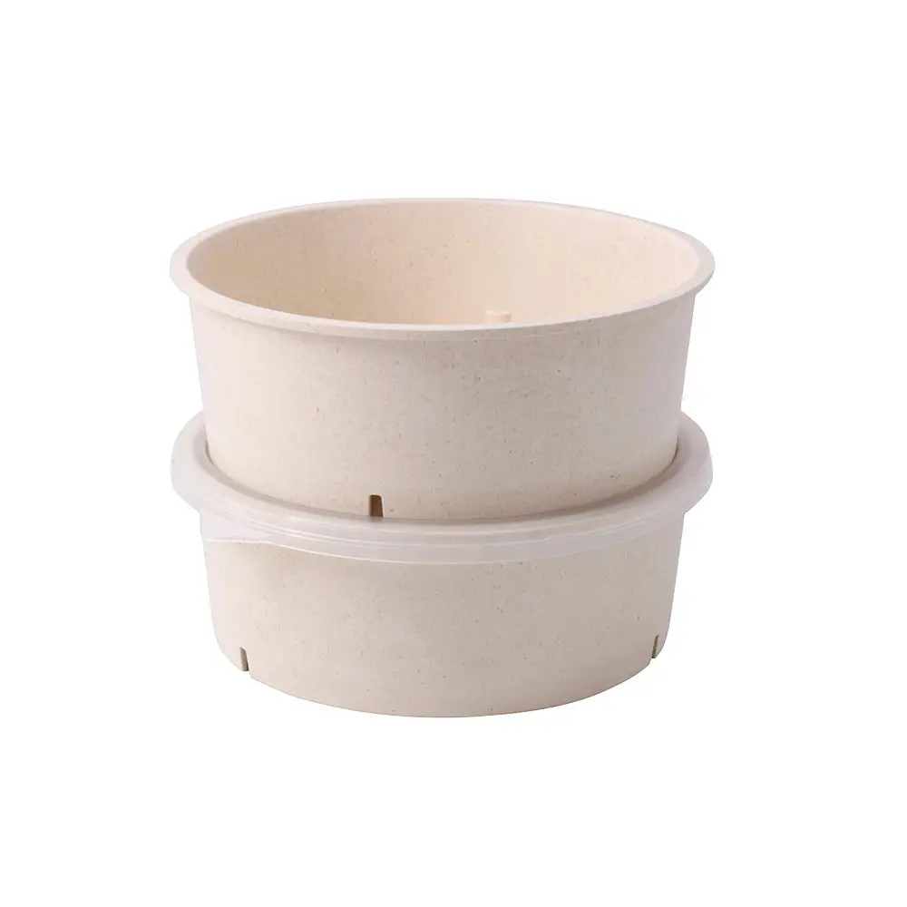 Set verhuurartikelen herbruikbare schalen merways Bowl, crème-wit, 1000 ml