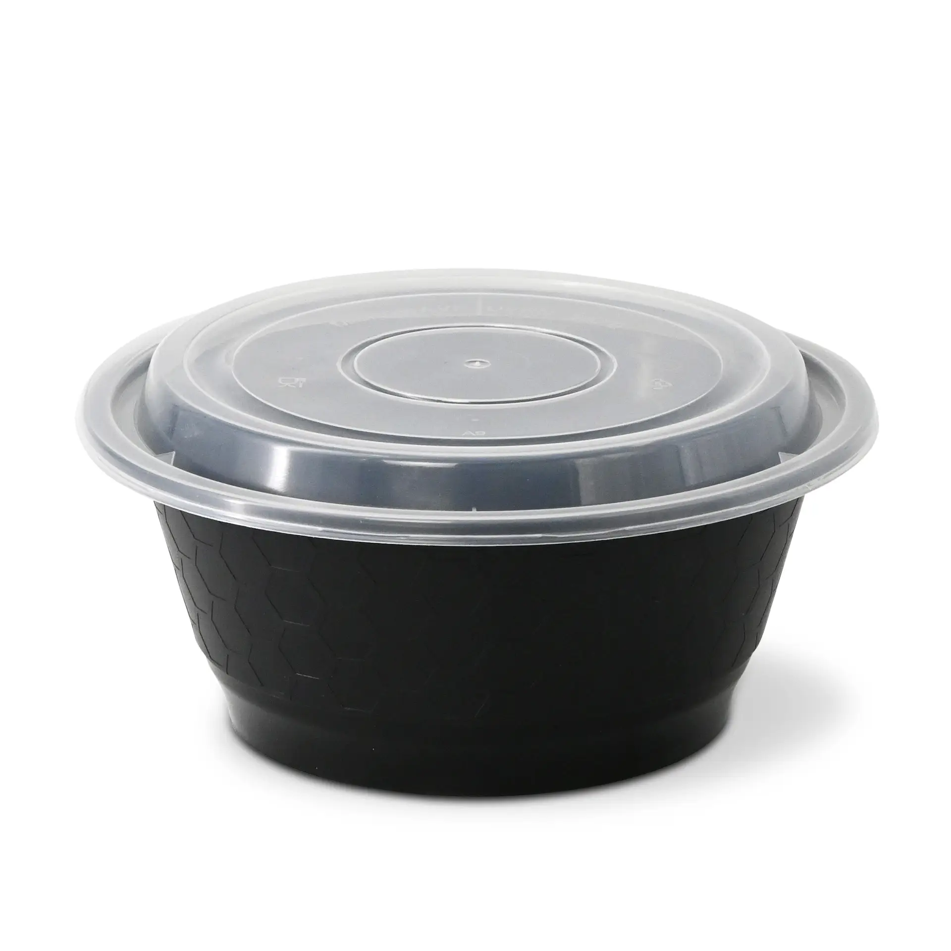 Herbruikbare container van PP 1000 ml, diep, zwart