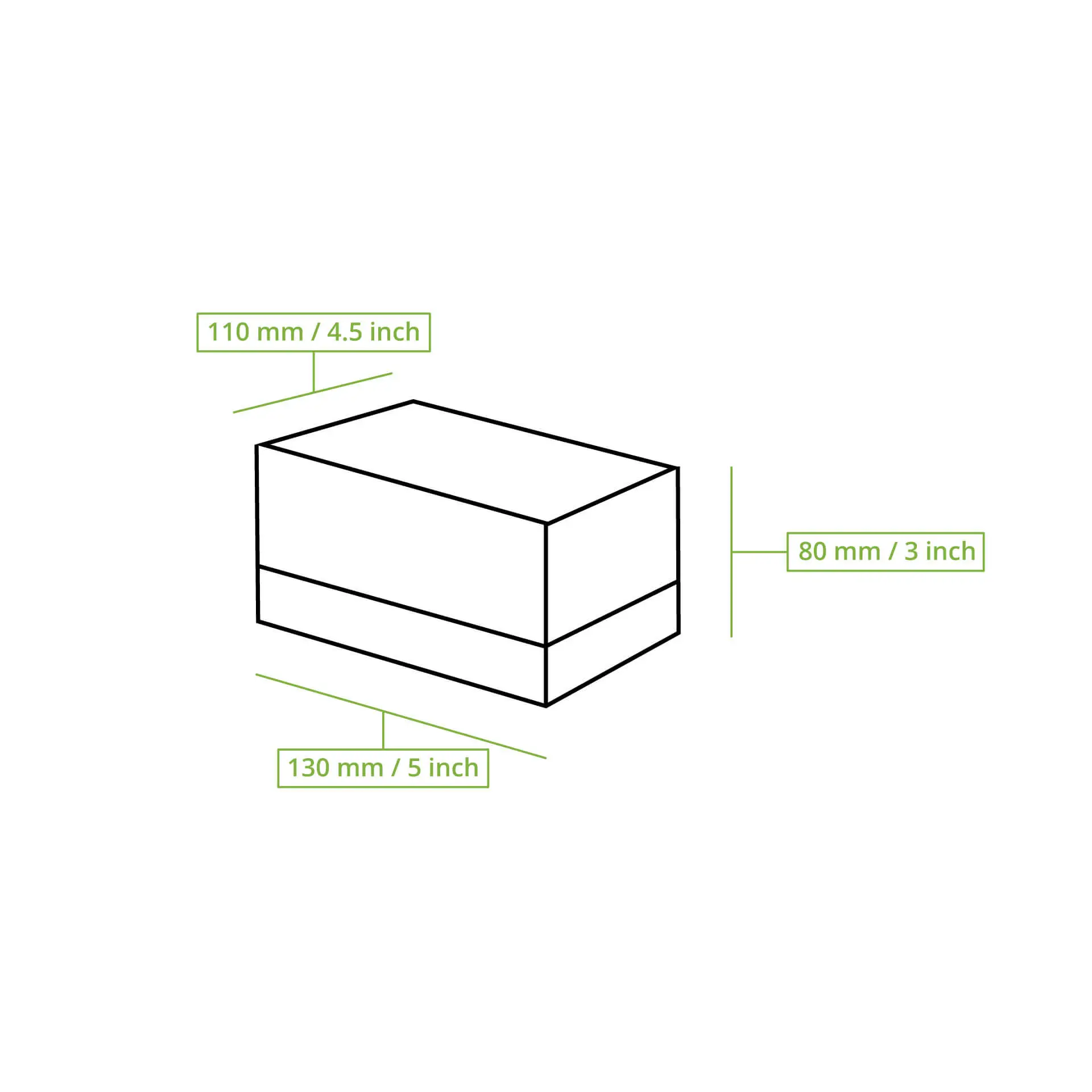 Patisserie verpakkingen 13 x 11 x 8 cm, cellulose-venster, wit Patisserie verpakkingen 13 x 11 x 8 cm, cellulose-venster, wit