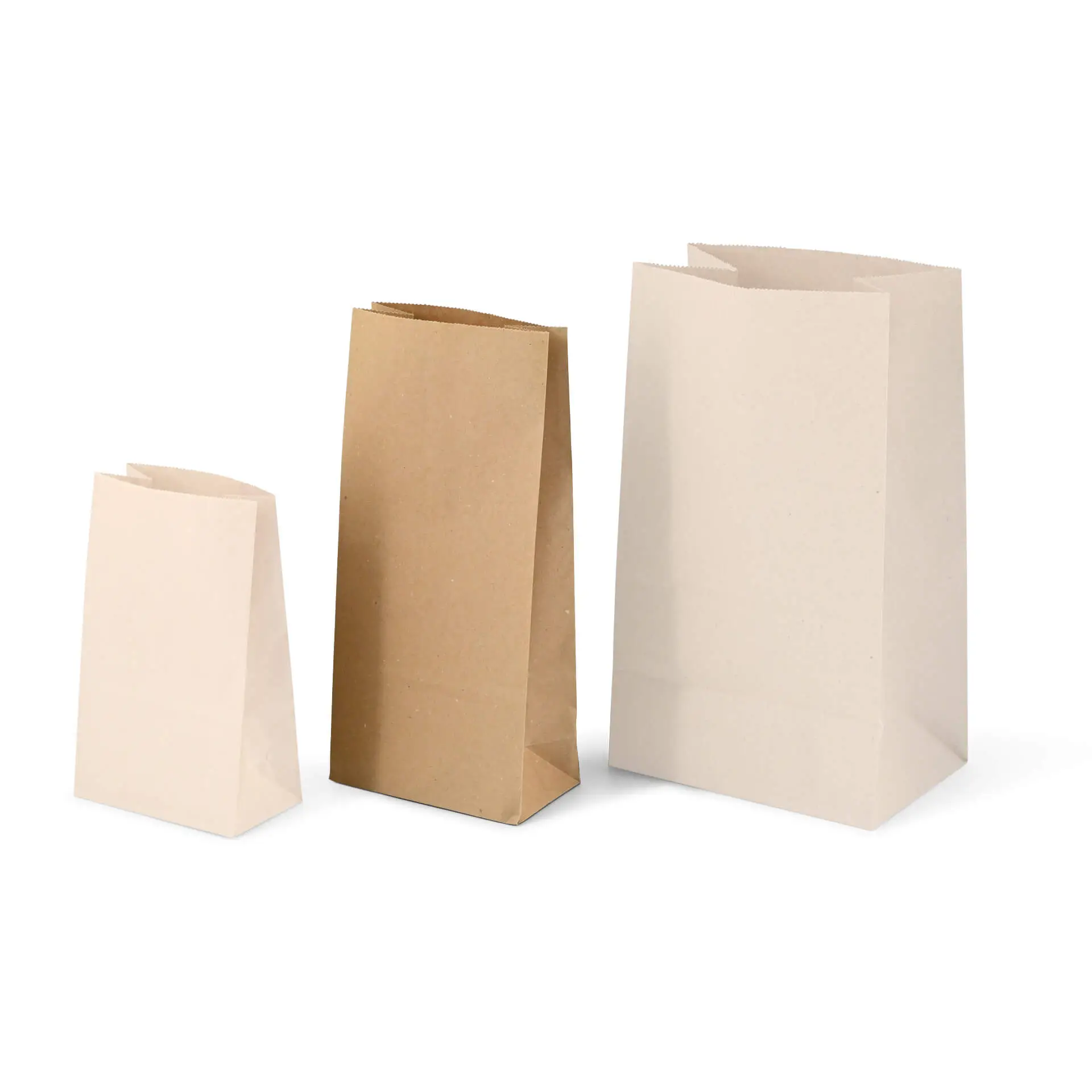 Blokbodemzakken, ongecoat, M, 11 x 6 x 23,5 cm, bruin, clipband dre03922-blockbeutel-m-11-x-6-x-235-cm-braun-kraftpapier-9