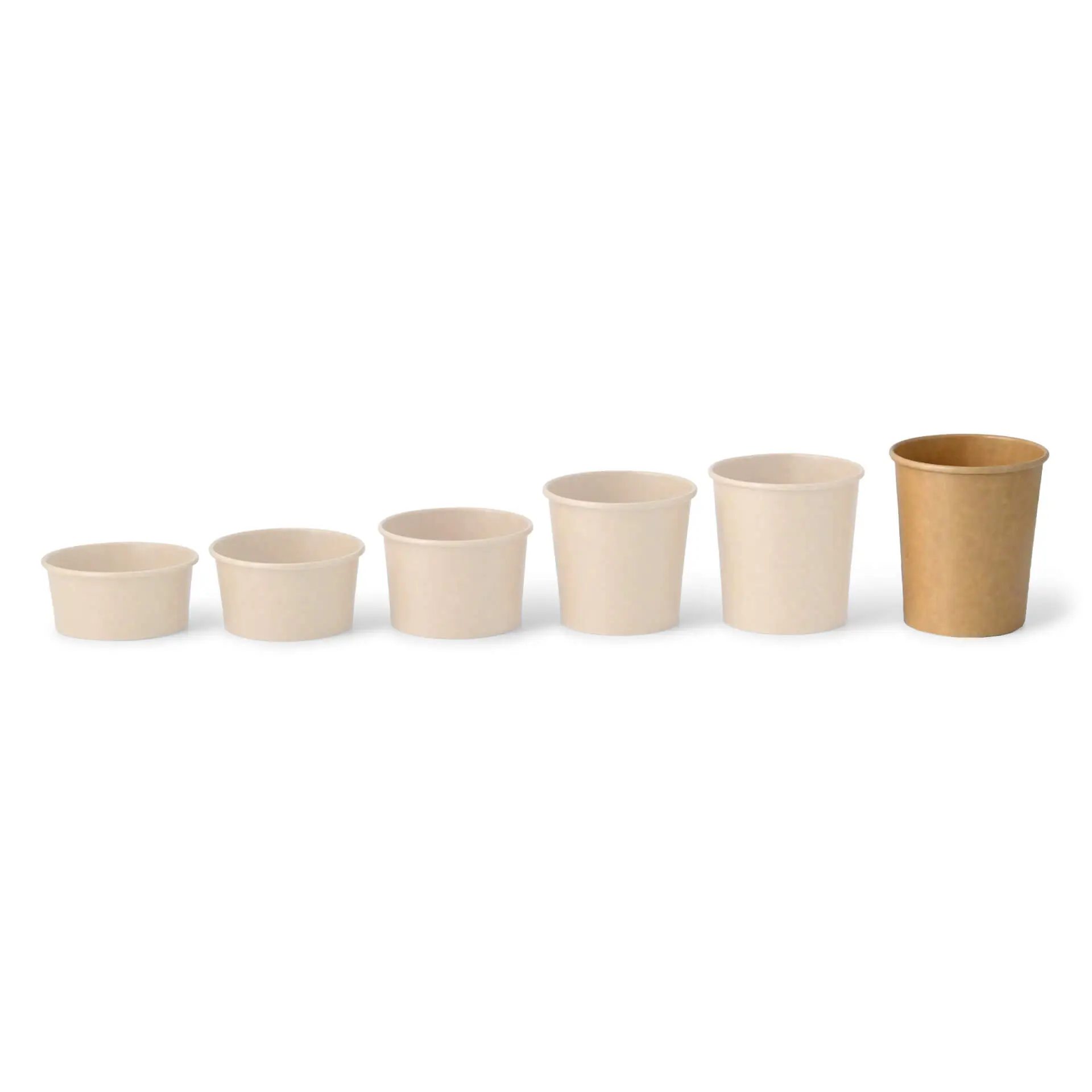 IJsbeker van karton XXL, 400 ml, 16 oz / max. 450 ml, 15 oz, Ø 92 mm, bruin
