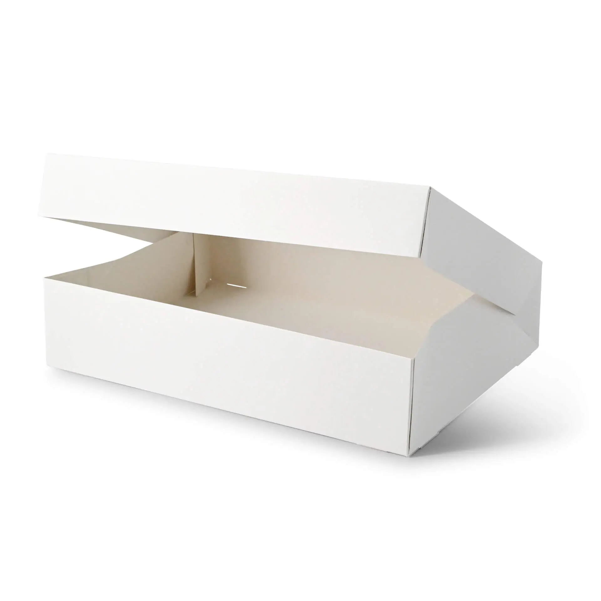 Cupcake-dozen (12 stuks), cellulosevenster, wit