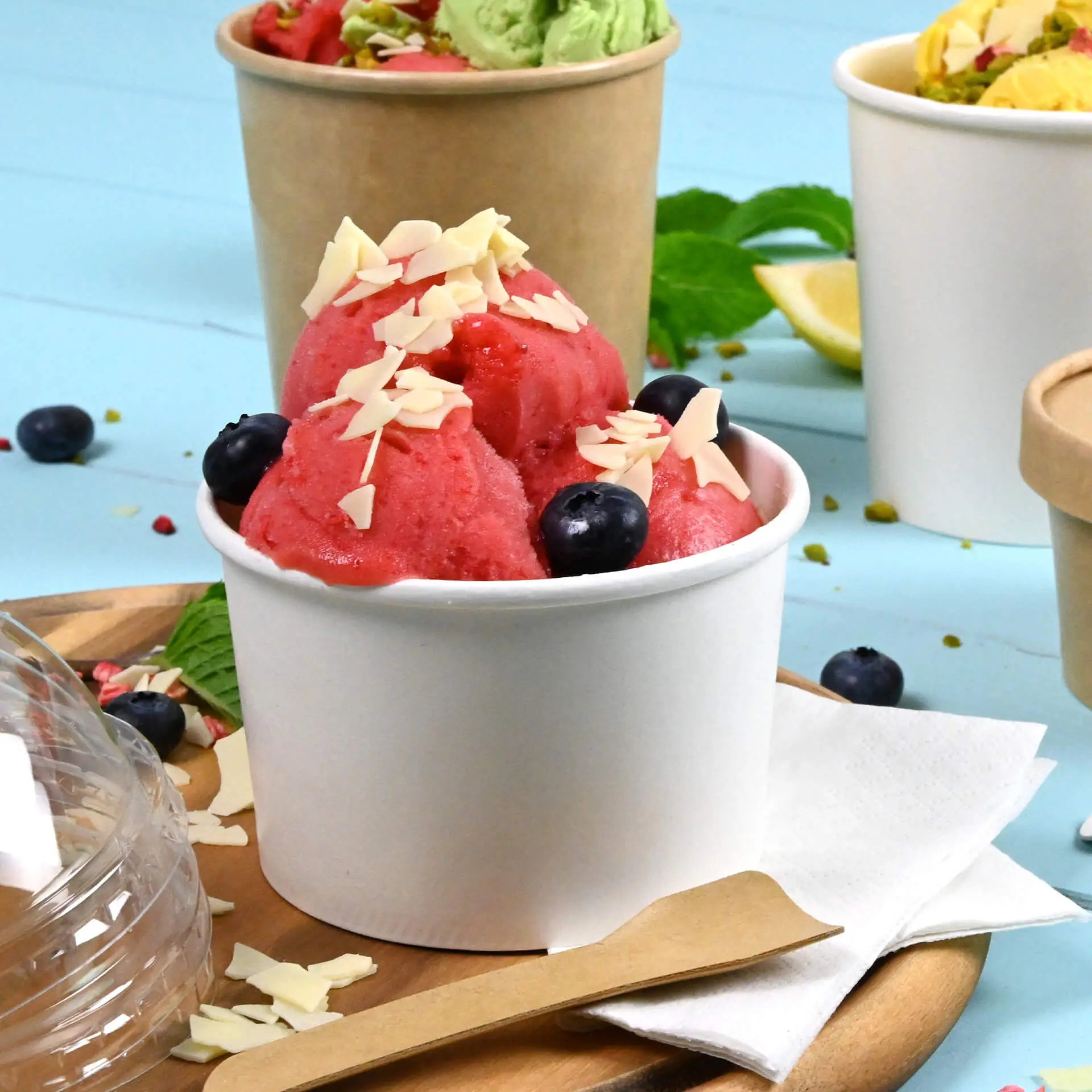 IJsbeker van karton M, 200 ml, 8 oz / max. 270 ml, 9,5 oz, Ø 92 mm, wit dfc069441-eisbecher-aus-pappe-m-200-ml-max-270-ml-92-mm-weiss-6