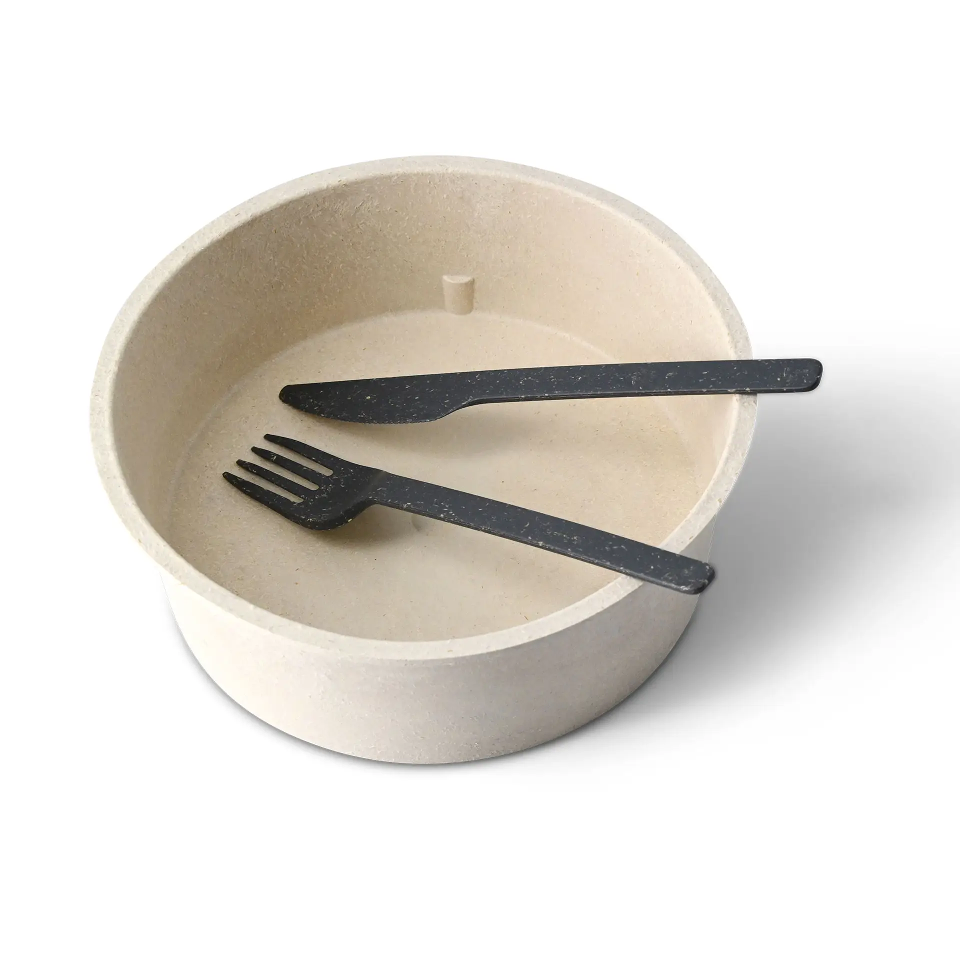 Herbruikbaar mes “merways Cutlery” 18 cm, peper / grijs