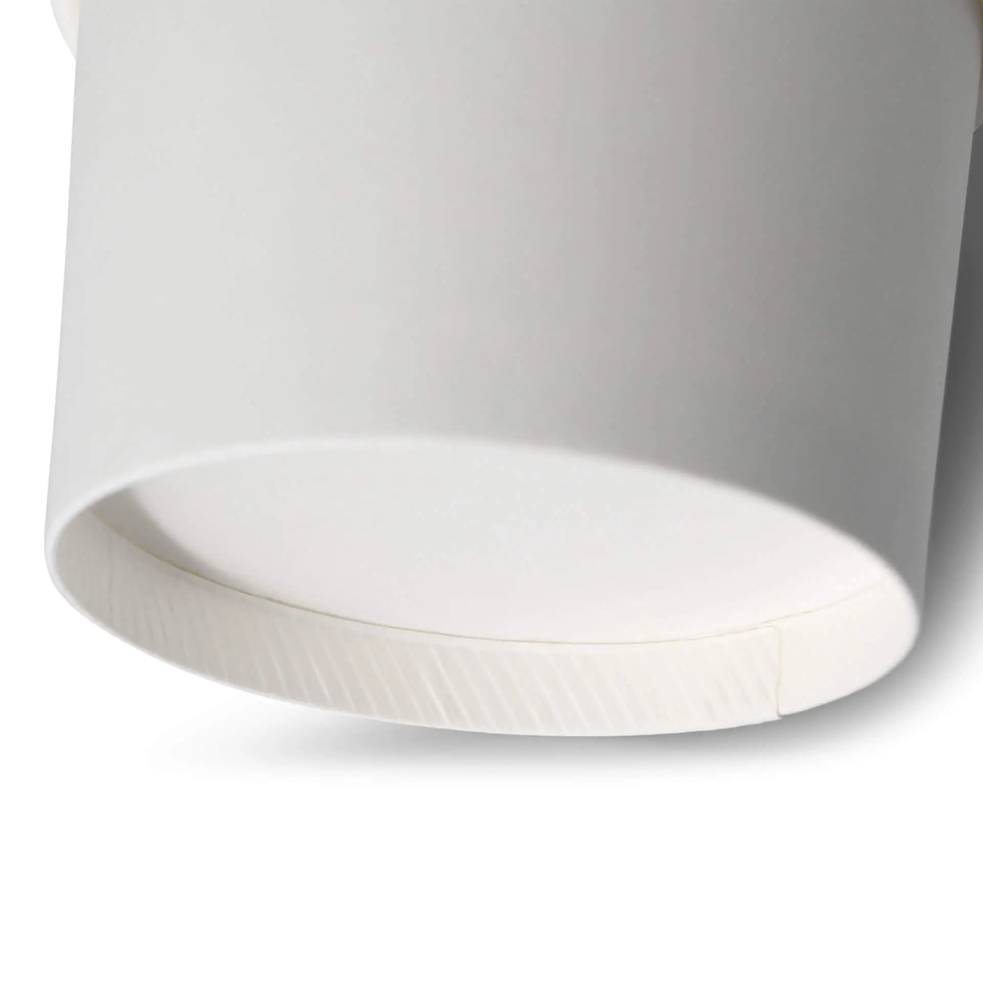 Soepbeker to go van karton (Premium) 200 ml / 8 oz, Ø 90 mm, wit, bio-gecoat