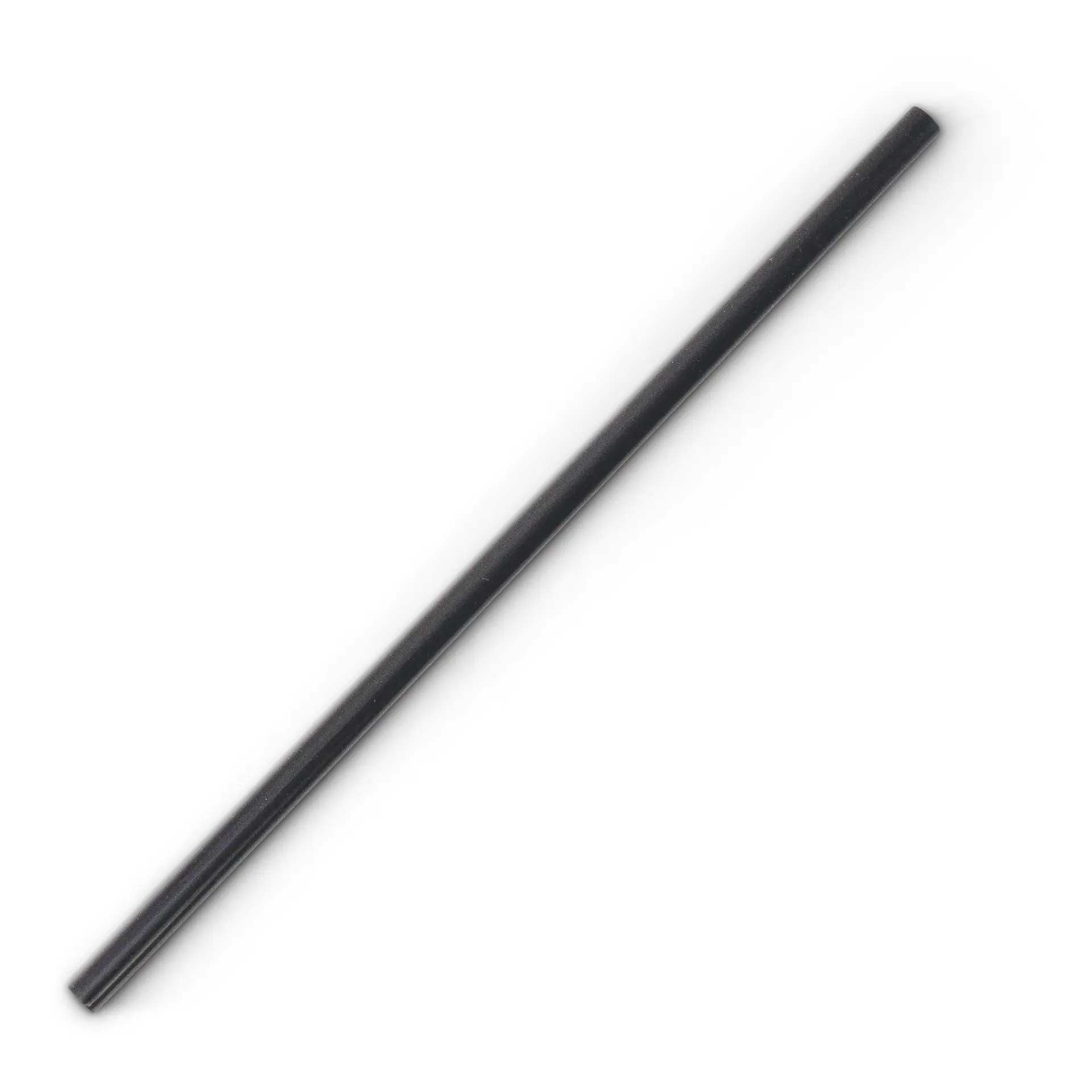 Herbruikbare rietjes 22 cm, Ø 0,7 cm, zwart