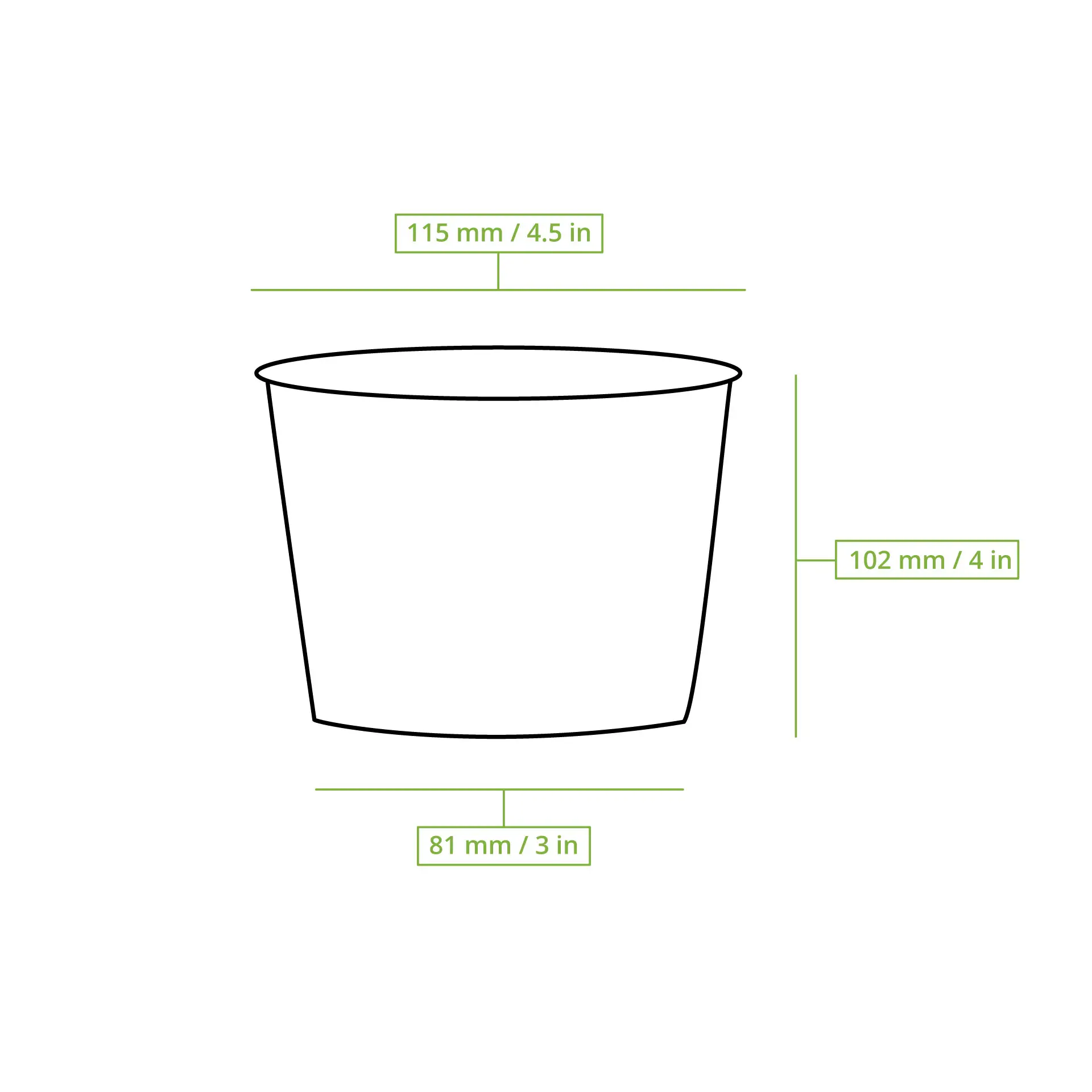 Soepbeker to go van karton, geribbeld, 500 ml / 19 oz, Ø 116 mm, bruin dfc087501-riffel-suppenbecher-500-ml-116-mm-braun-8