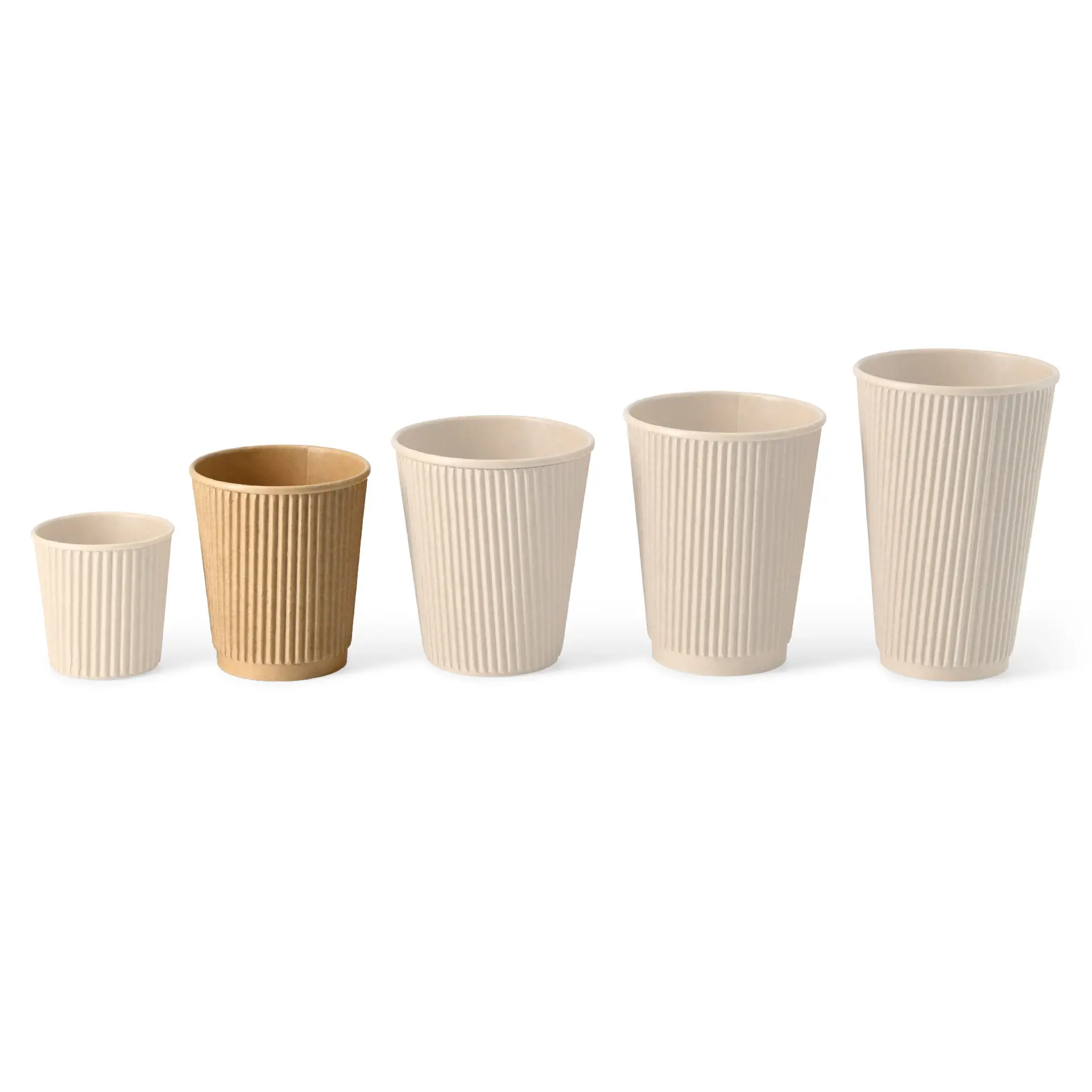 Ribbelbeker / Koffiebeker to go 200 ml / 8 oz, Ø 80 mm, kraft dhd04845-riffelbecher-kaffee-to-go-becher-200-ml-8-oz-80-mm-braun-8