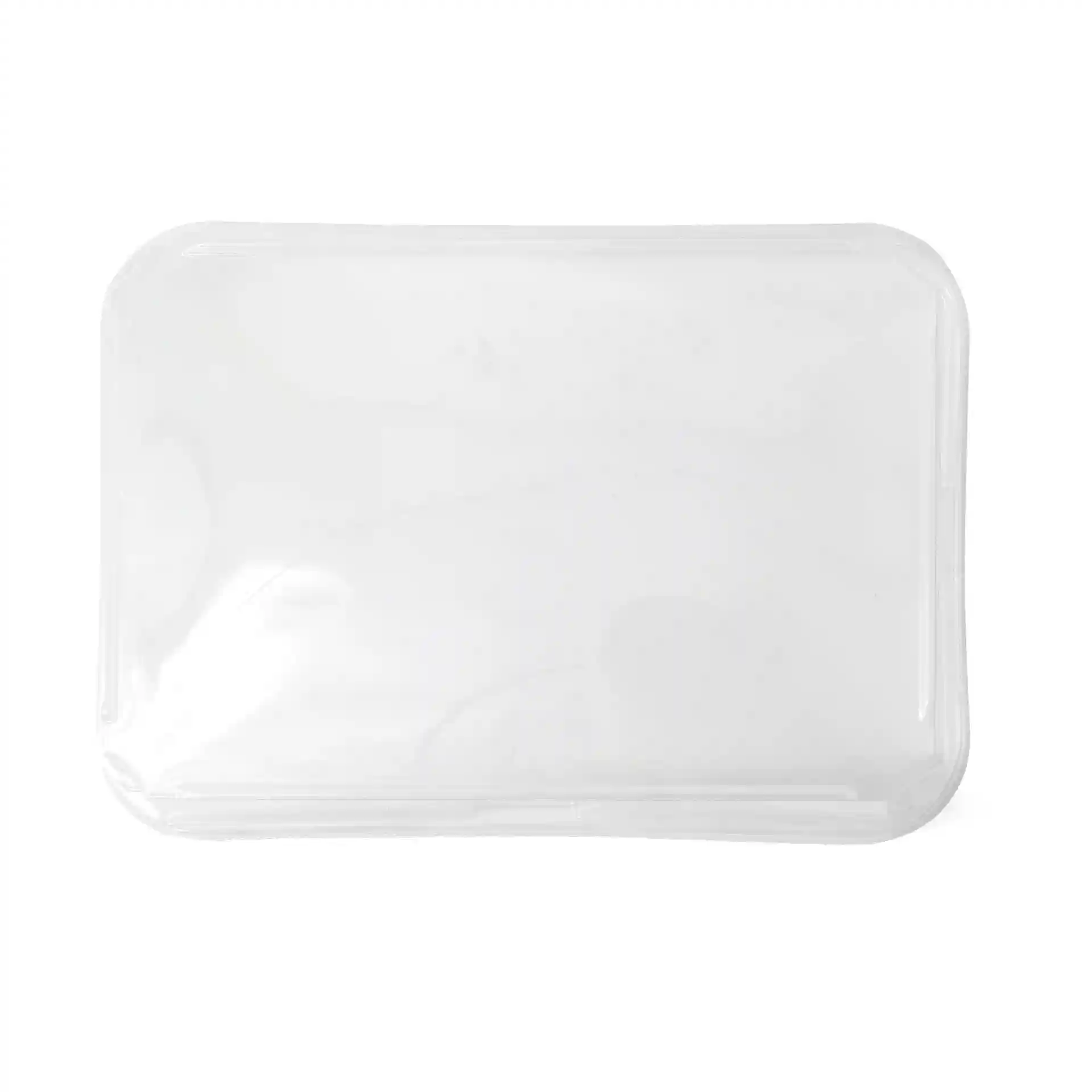 Transparante PET-deksel voor sushi-dozen, 18,5 x 13 cm, hoogte 3,5 cm.