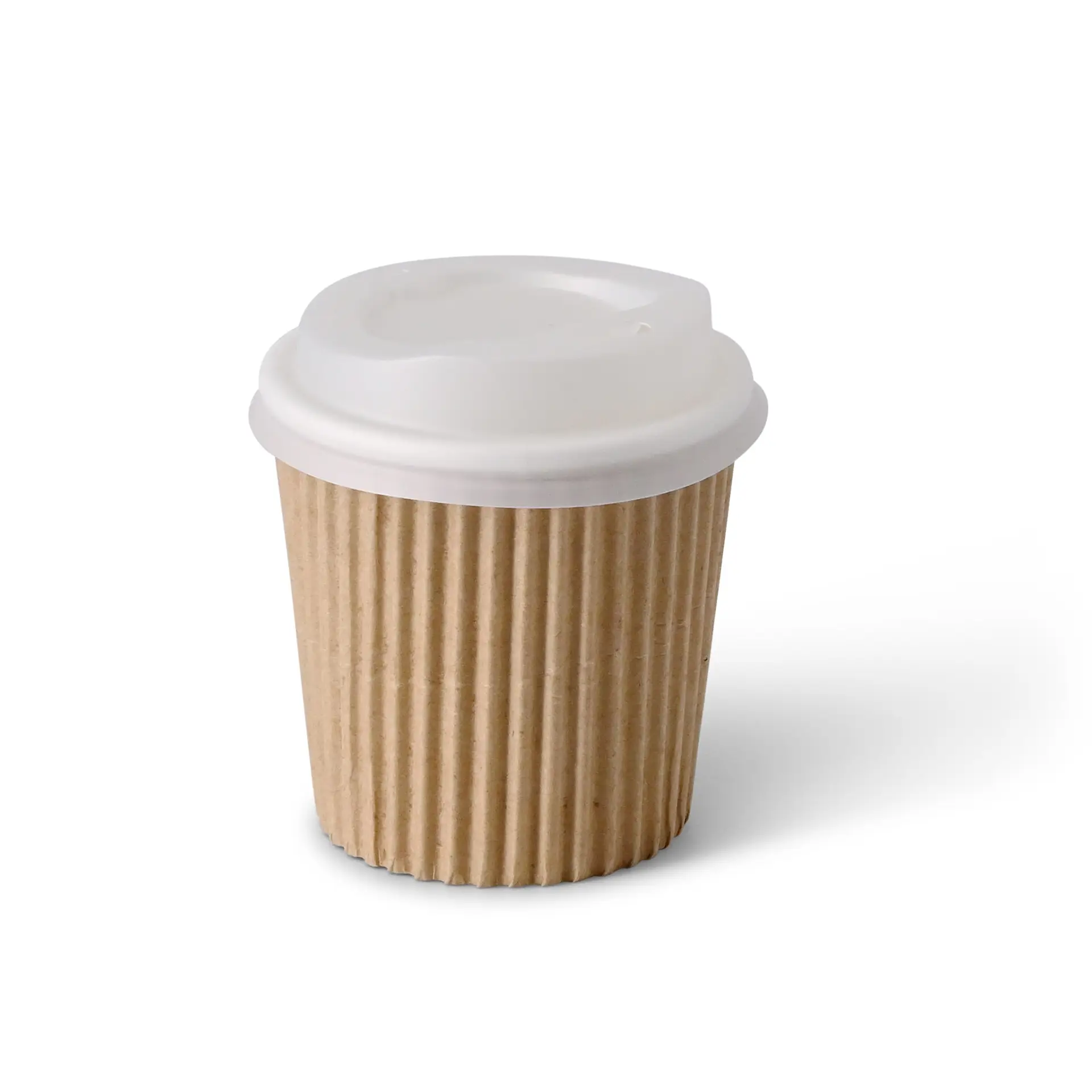 Ribbelbeker / Koffiebeker to go 100 ml / 4 oz, Ø 62 mm, kraft dhd049021-riffelbecher-coffee-to-go-becher-100-ml-4-oz-62-mm-braun-innen-weiss-5