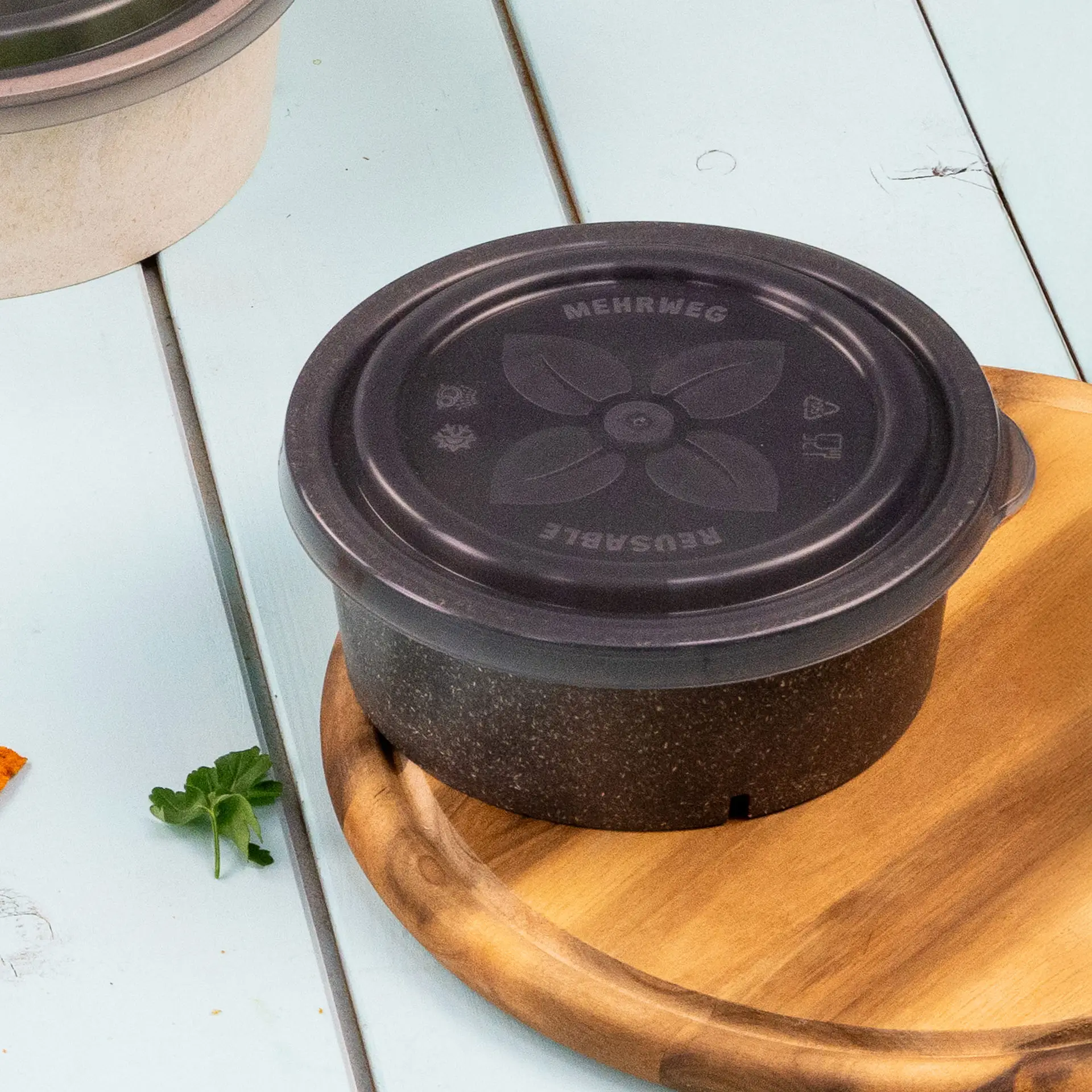 Herbruikbare deksels "merways Bowl", grijs, Ø 150 mm, PP dfc008091-mehrwegdeckel-merways-bowl-150-mm-pp-grau-7