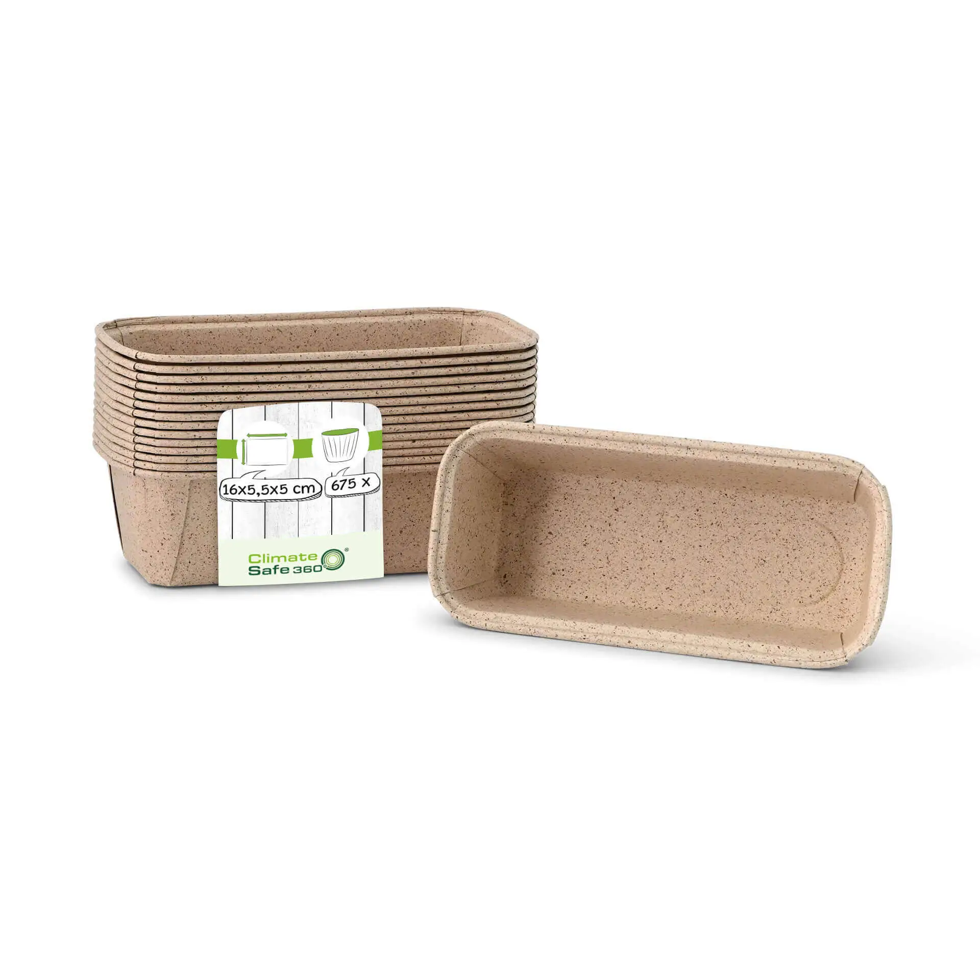 Bakvormpjes van cacaopapier 16 x 5,5 x 5 cm, rechthoekig, bruin dre02510-kakaopapier-backformen-16-x-55-x-5-cm-rechteckig-braun