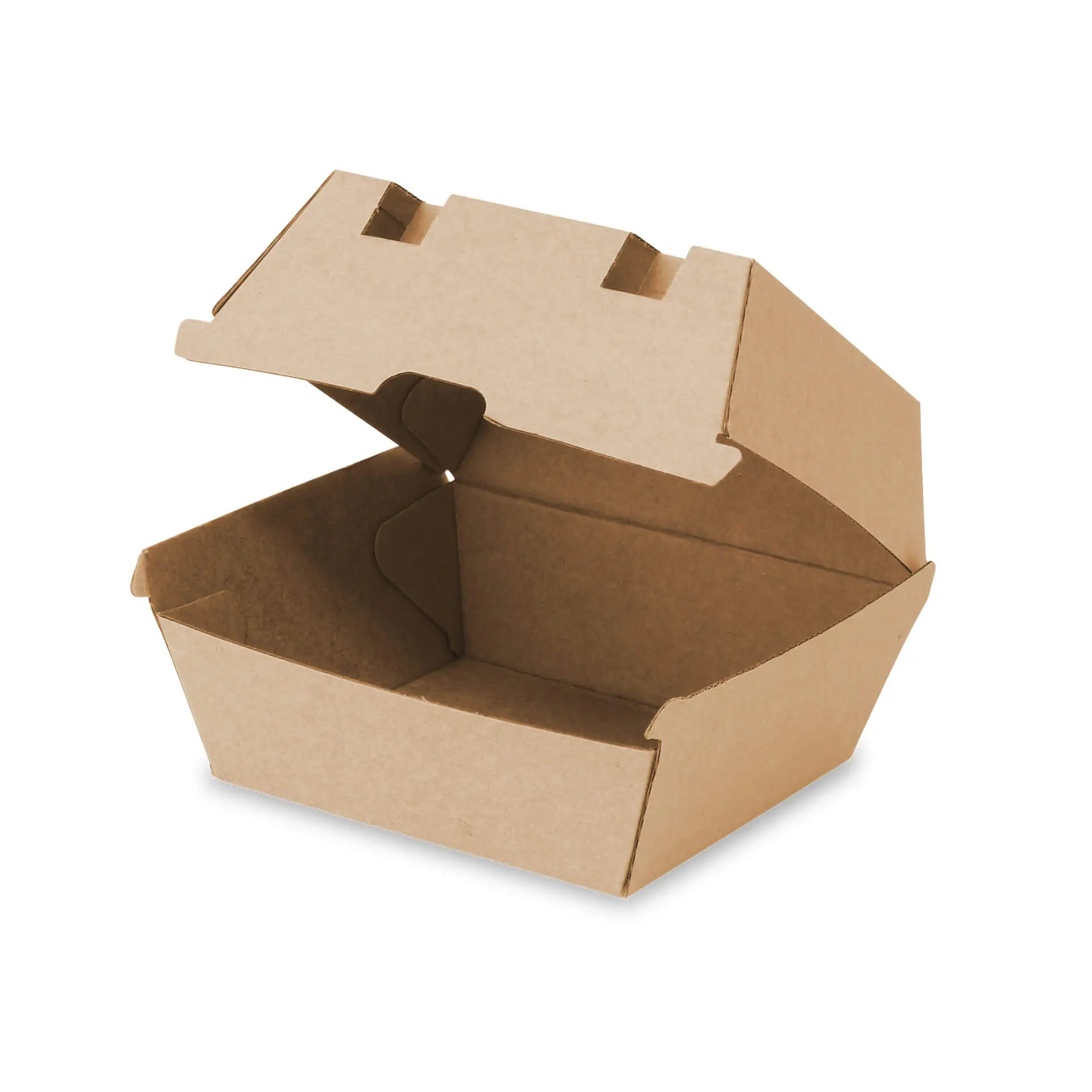 Takeaway hamburgerdozen 13 x 14 x 8 cm, karton, kraft Takeaway hamburgerdozen 13 x 14 x 8 cm, karton, kraft