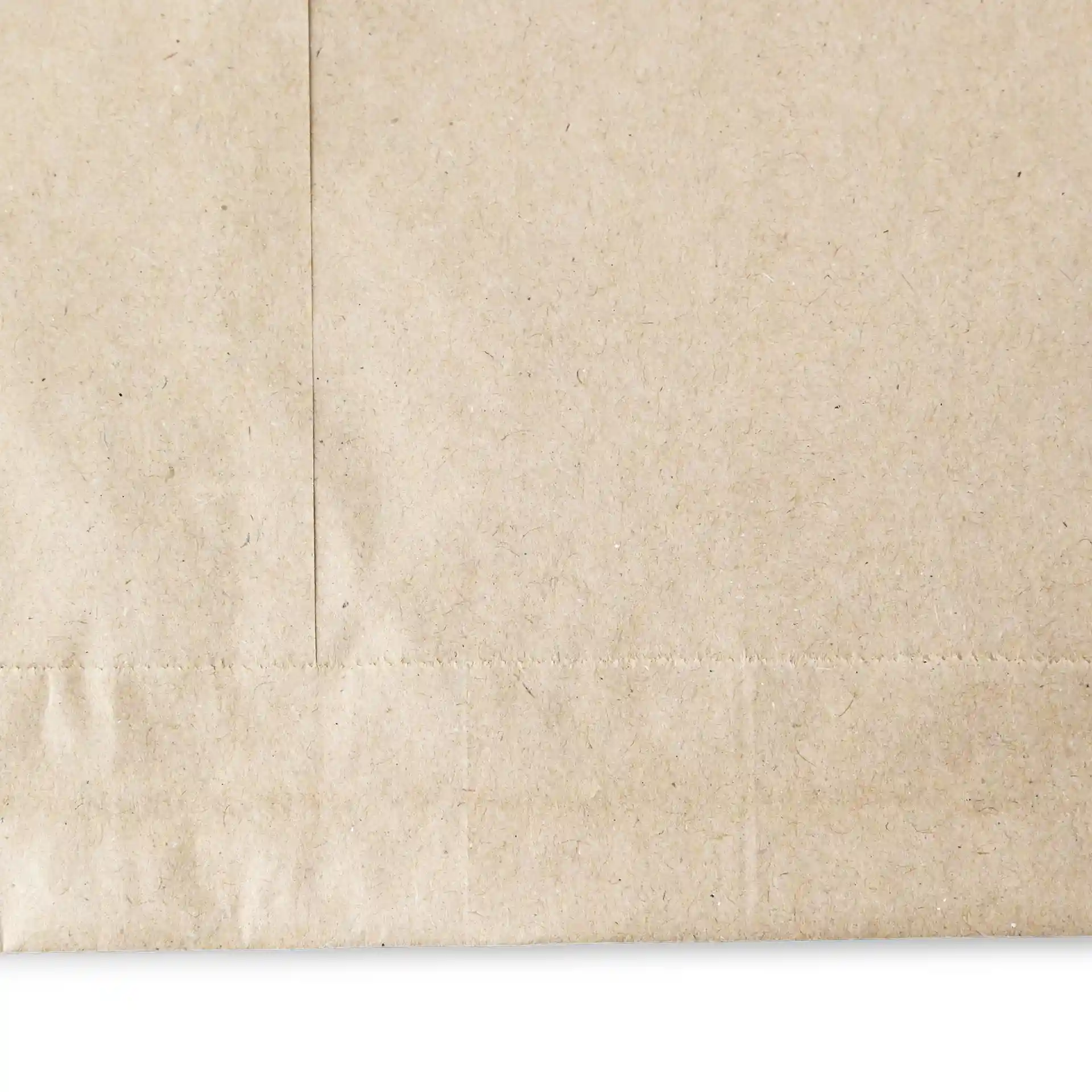 Bruine kraftpapier platte tas, 30 x 29 cm, zonder coating of kijkvenster.