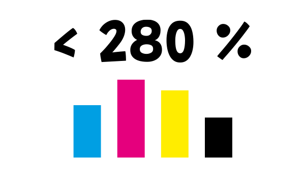 Ink coverage: Maximum 280% druck_wenigeralsfarba280_kl