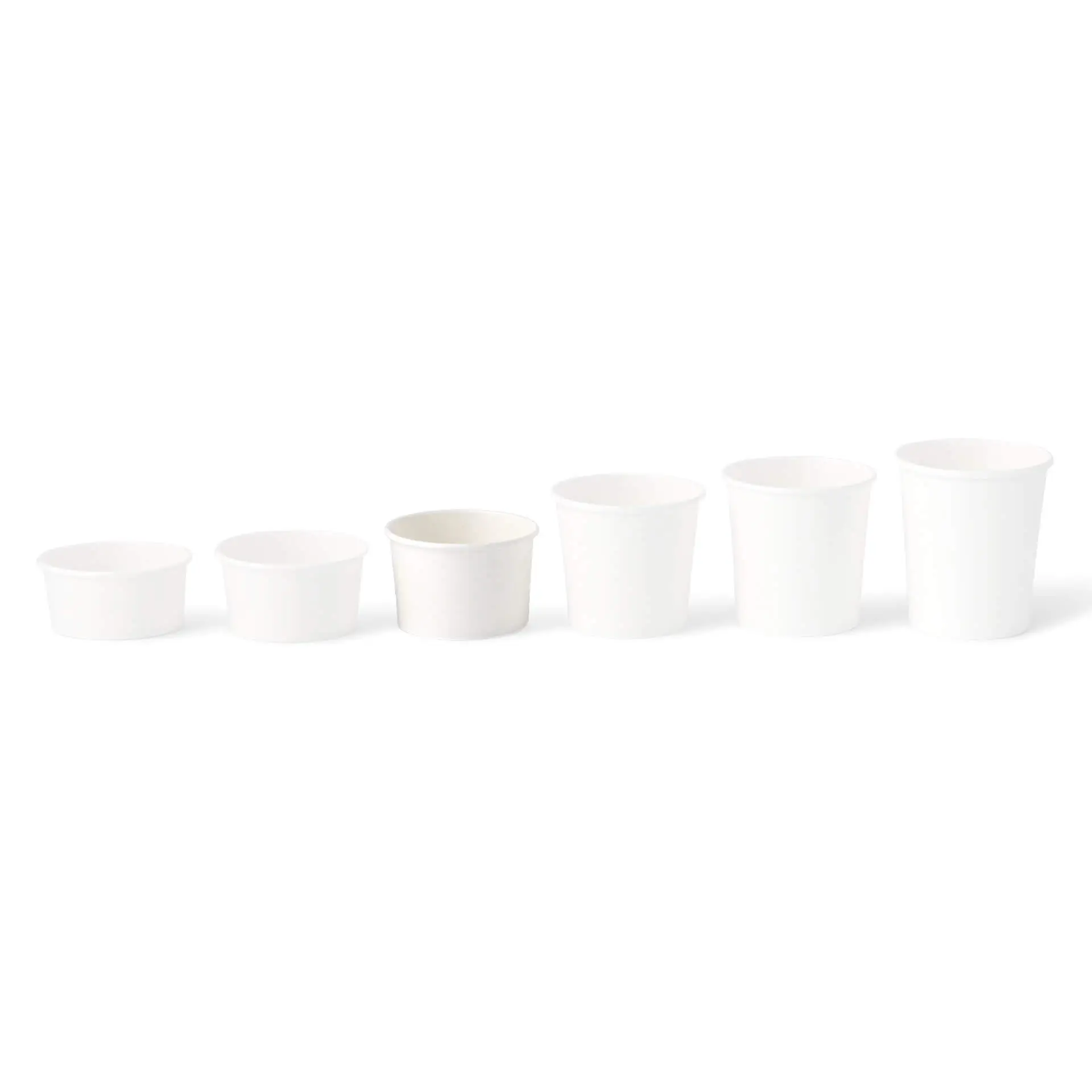 IJsbeker van karton M, 200 ml, 8 oz / max. 270 ml, 9,5 oz, Ø 92 mm, wit