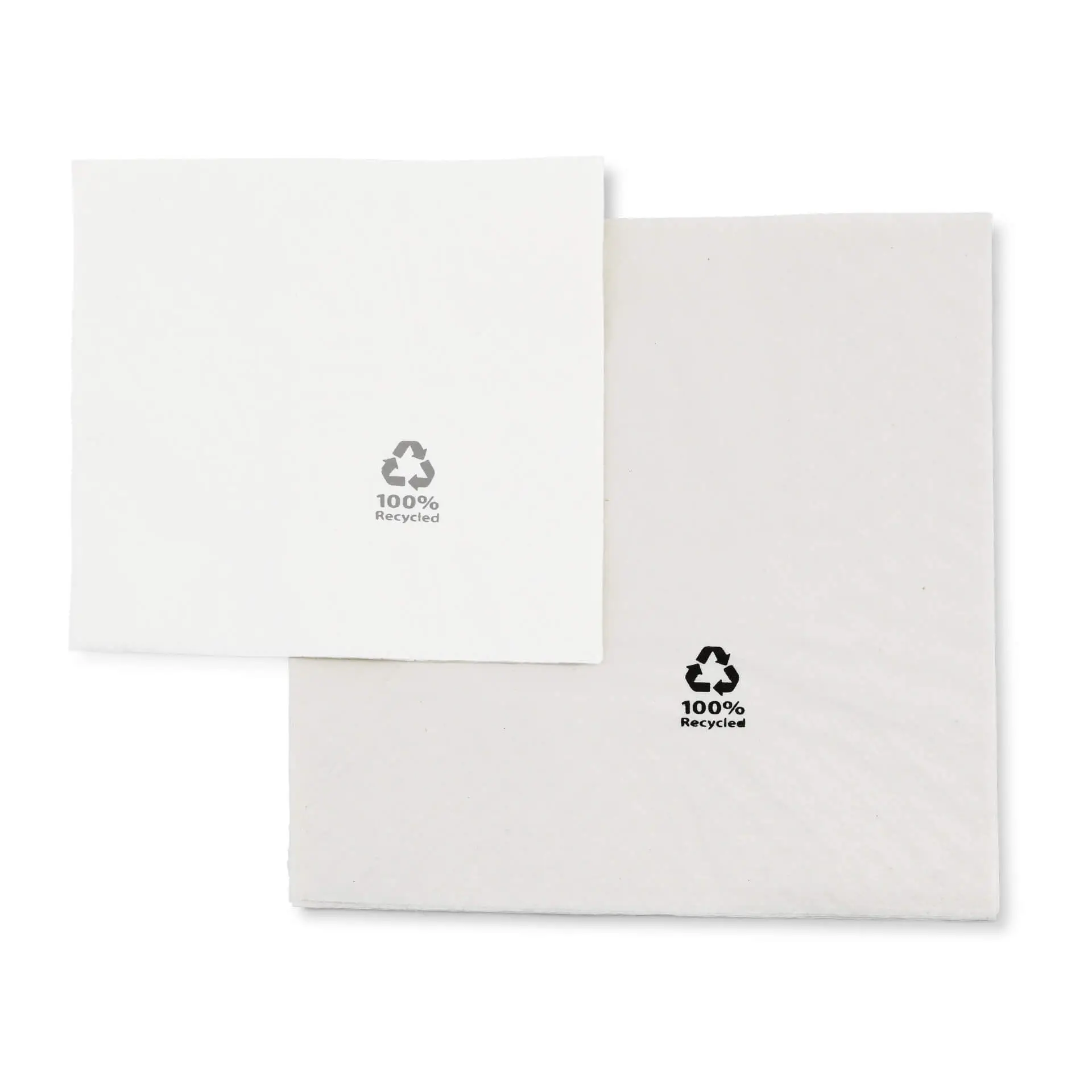 Servetten van gerecycled papier 33 x 33 cm, 2-laags, 1/4 vouw, wit dse028281-servietten-aus-recyceltem-papier-33-x-33-cm-2-lagig-14-falz-weiss-7