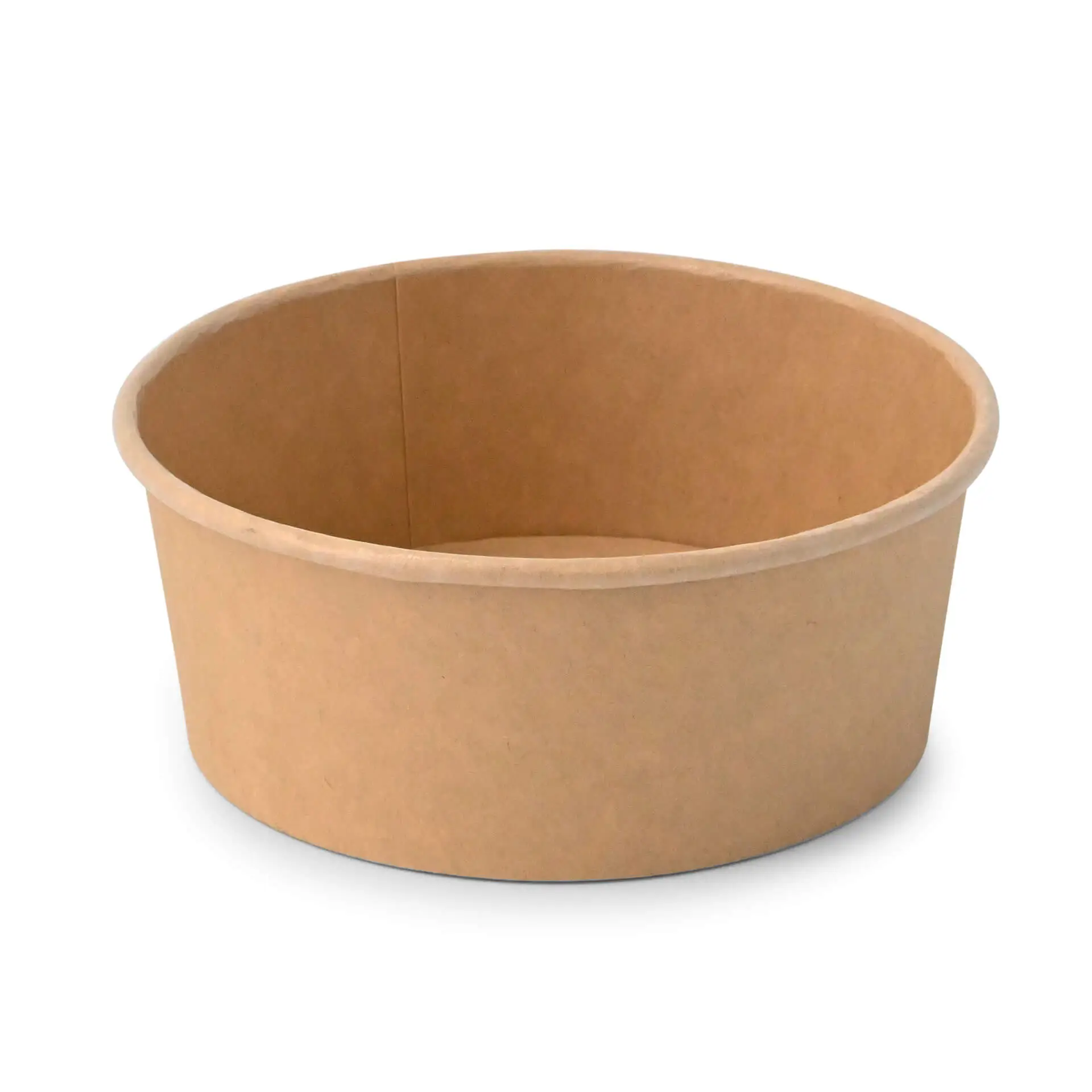 Kartonnen schalen (Premium) 650 ml, Ø 150 mm, bruin, rond, bio-gecoat