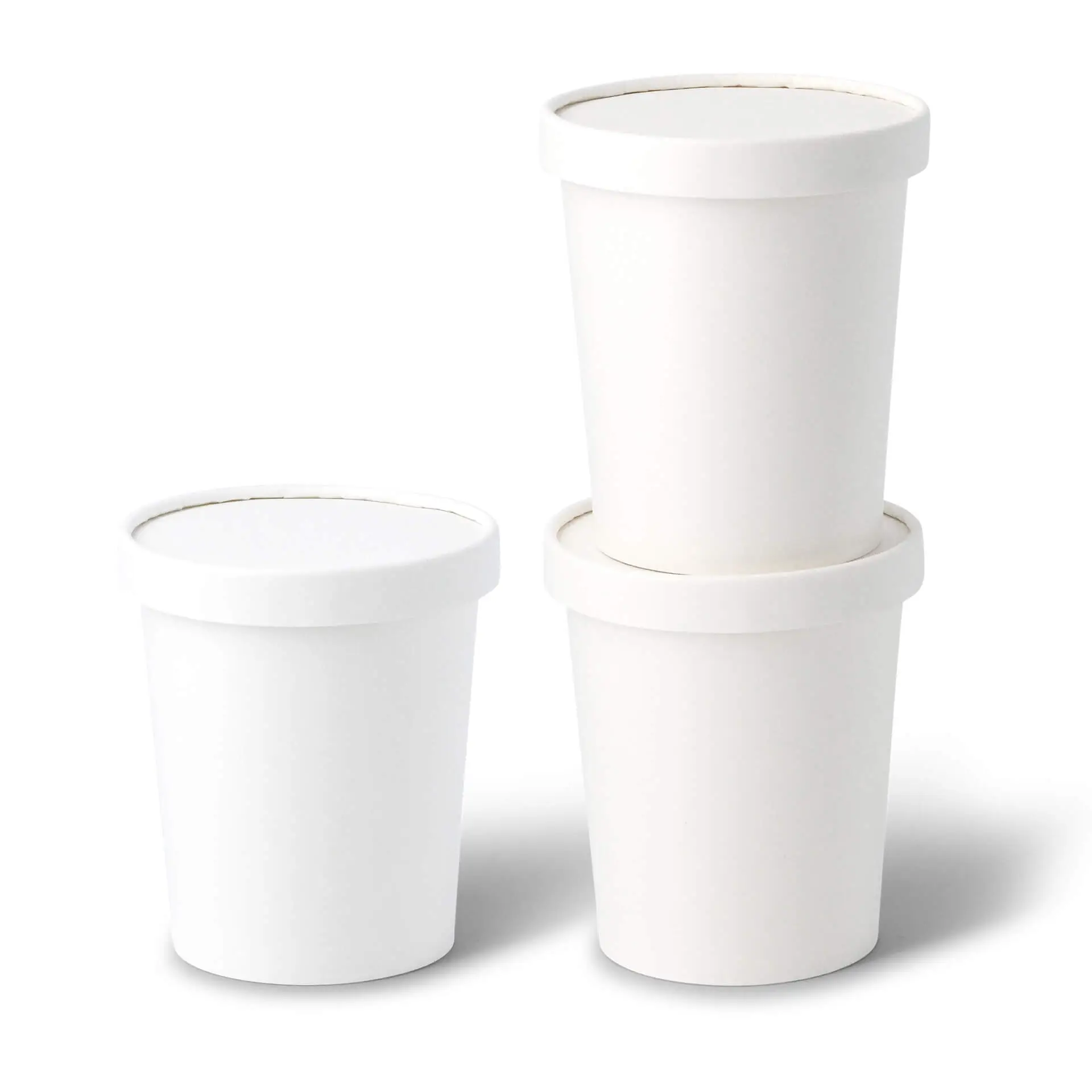 IJsbeker van karton XXL, 400 ml, 16 oz / max. 450 ml, 15 oz, Ø 92 mm, wit