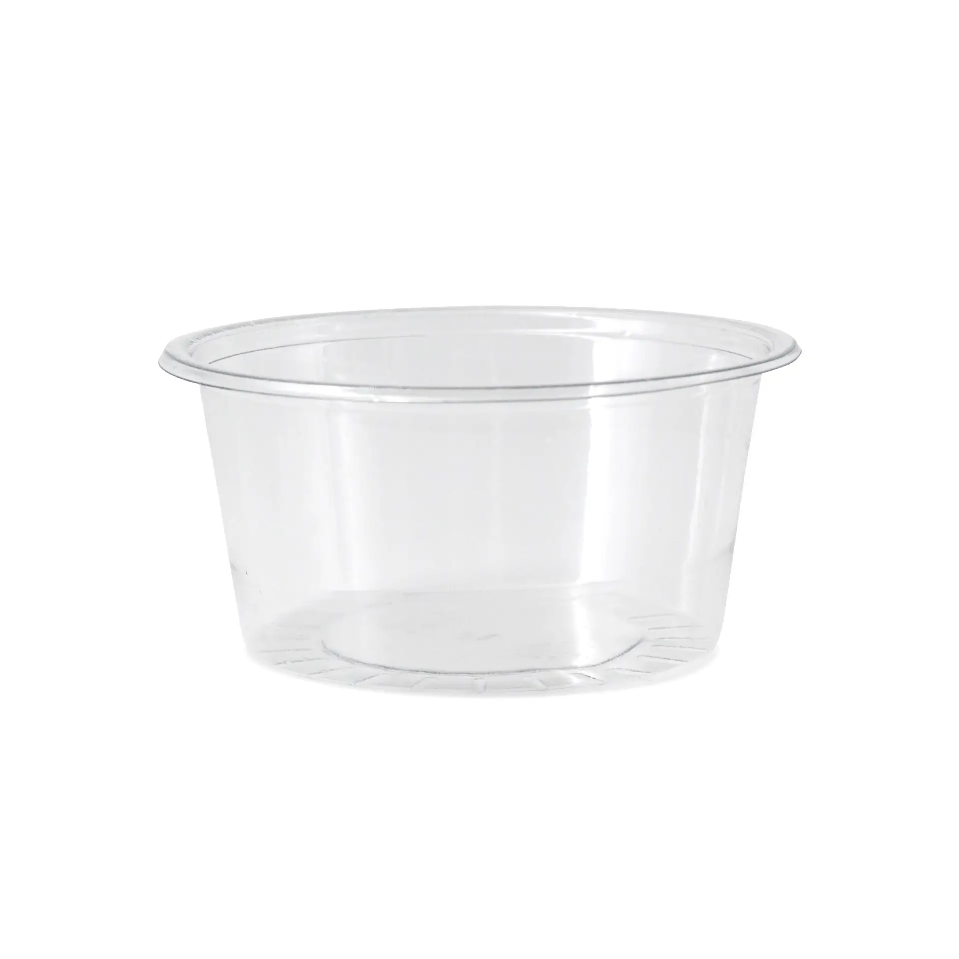 rPET sausbakjes 100 ml / 3,5 oz, Ø 75 mm, transparant