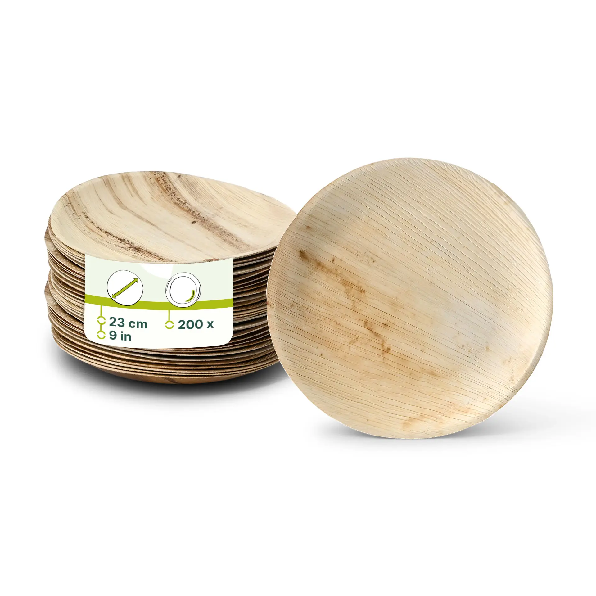 Palmblad bord "Palmware®" Ø 23 cm, rond Palmblad bord "Palmware®" Ø 23 cm, rond