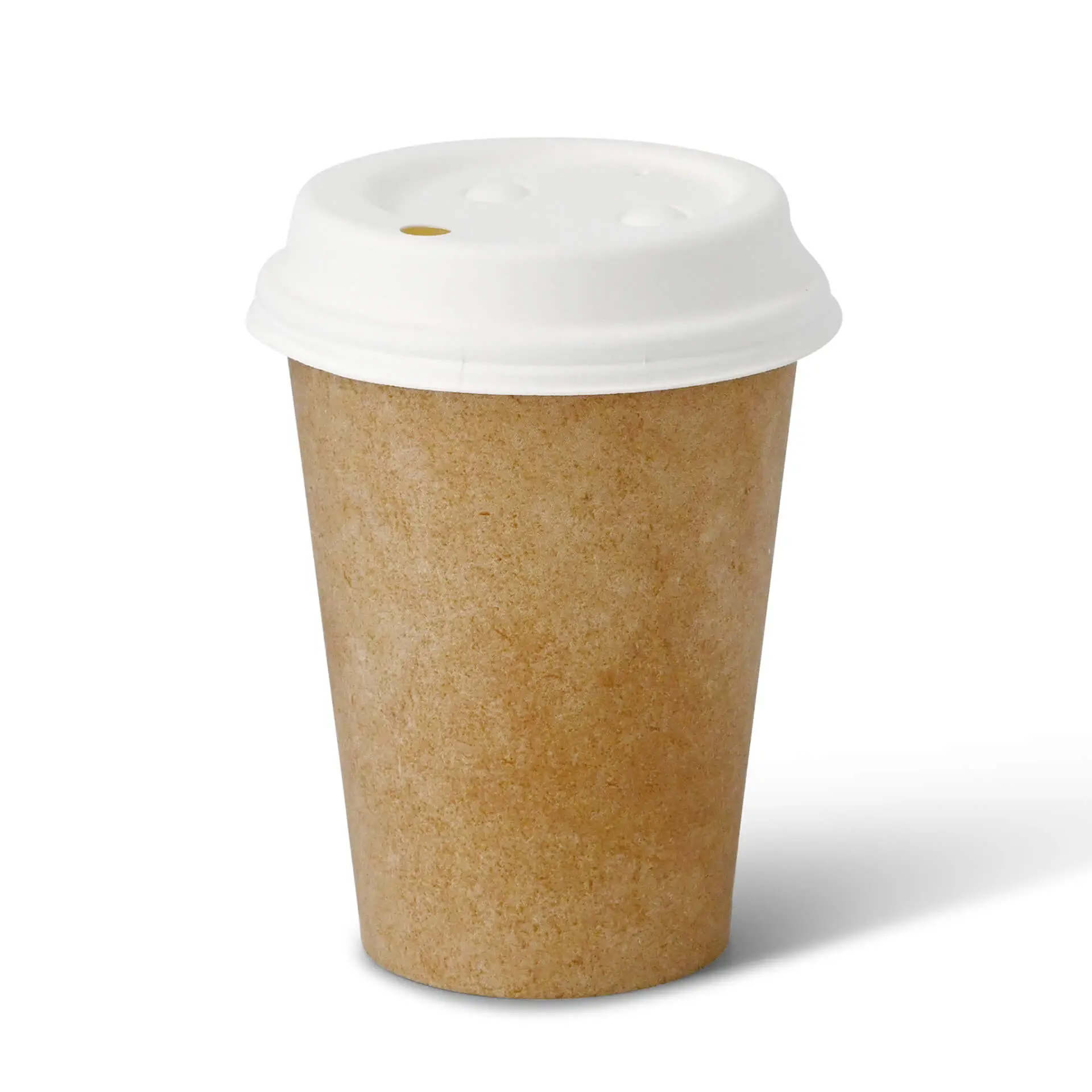 Kartonnen beker 300 ml / 12 oz, Ø 90 mm, kraft dhd045361-pappbecher-300-ml-12-oz-90-mm-braun-innen-weiss-3