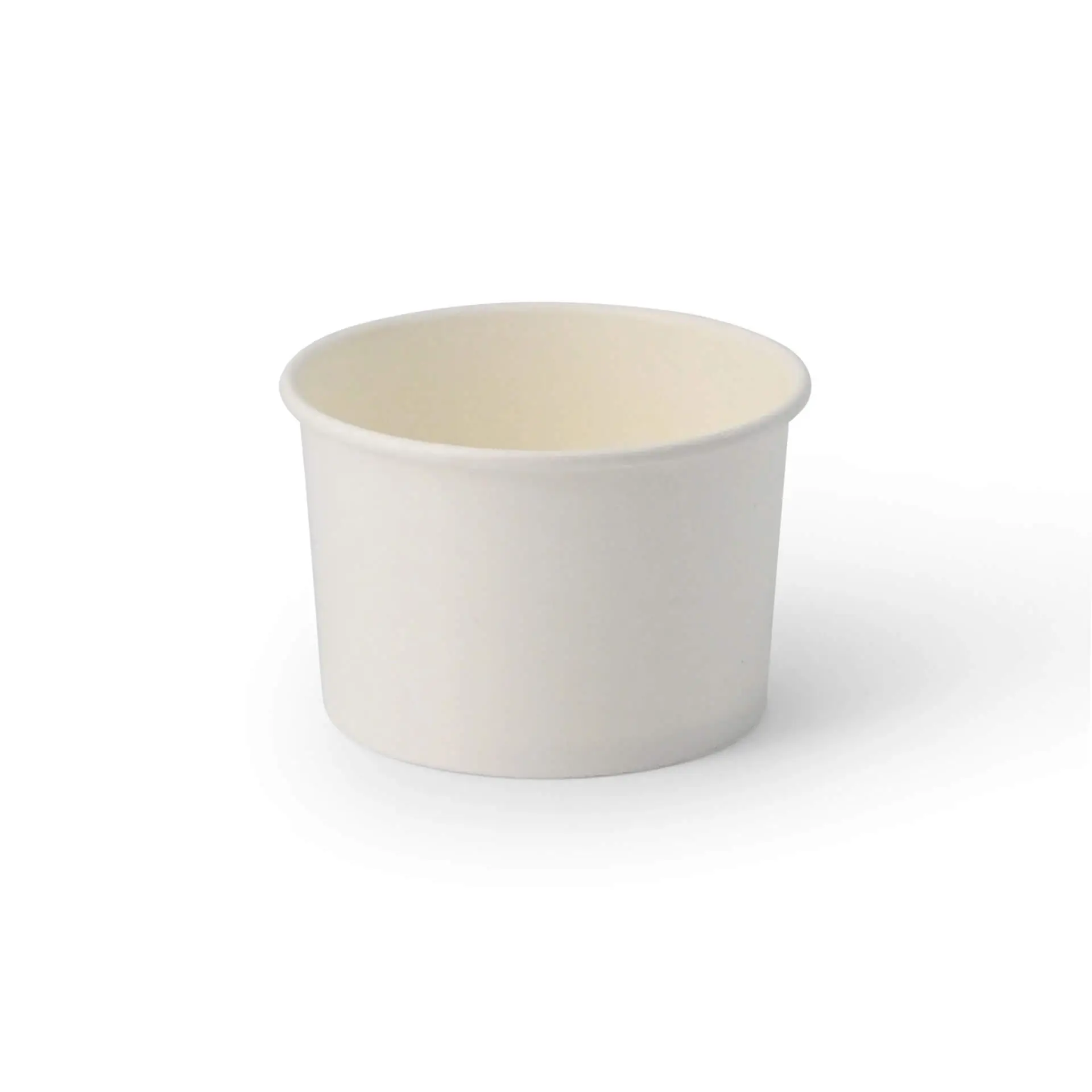 IJsbeker van karton M, 200 ml, 8 oz / max. 270 ml, 9,5 oz, Ø 92 mm, wit