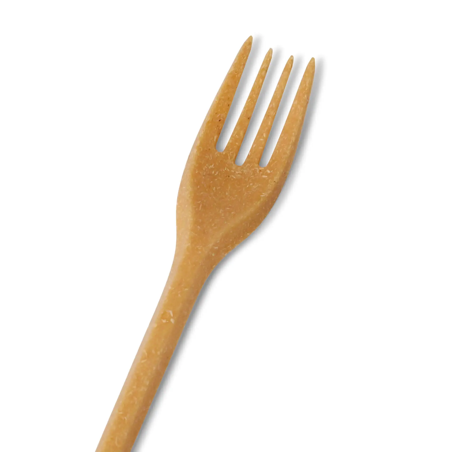 Herbruikbare Vorken 18 cm, Karamel / bruin