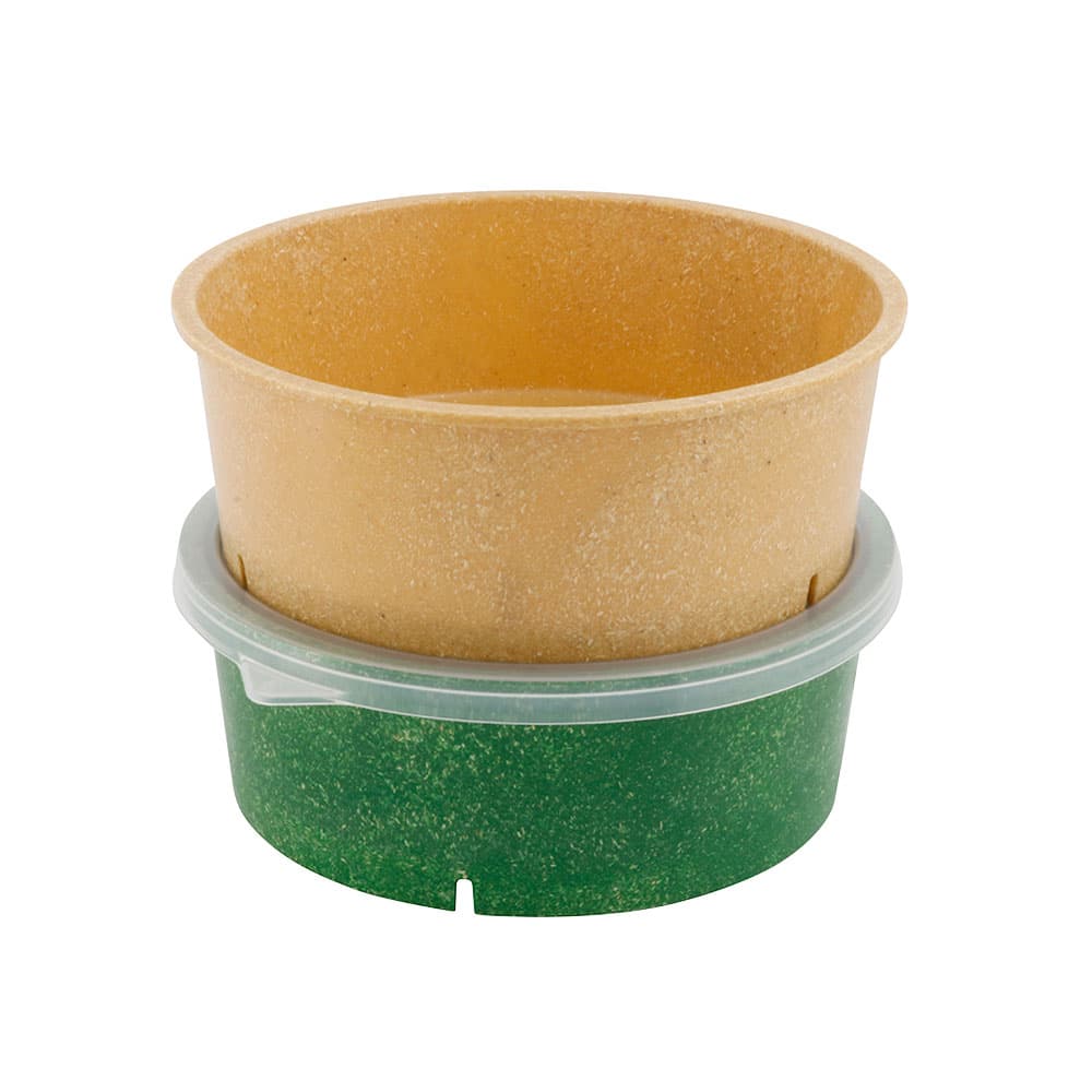 Mehrweg-Schalen Häppy Bowl® 650 ml, Ø 150 mm, Karamell / braun