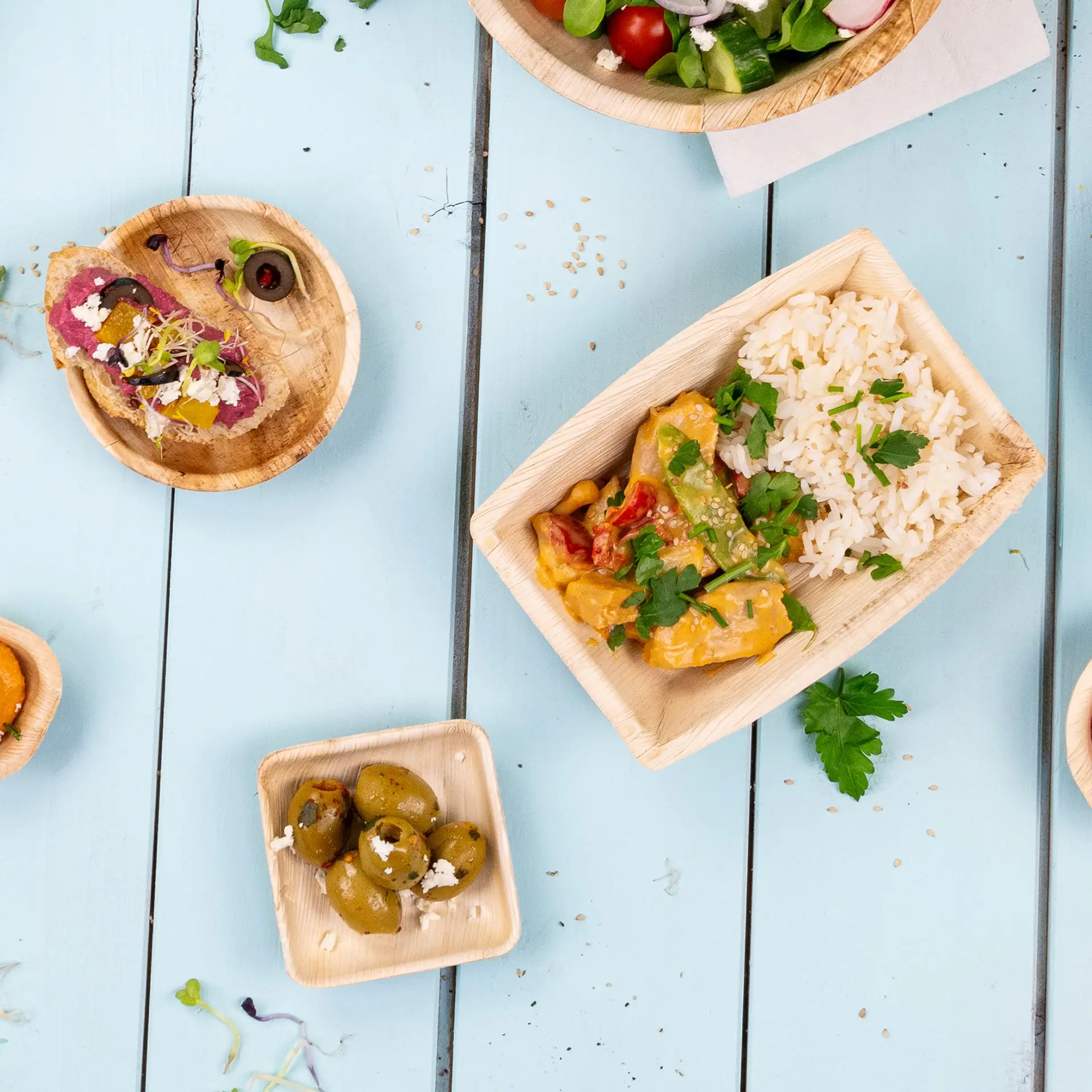 Palmblad Schoteltje "Palmware®" 80 ml, vierkant dtw05482-palmblatt-schaelchen-palmware-80-ml-quadratisch-5