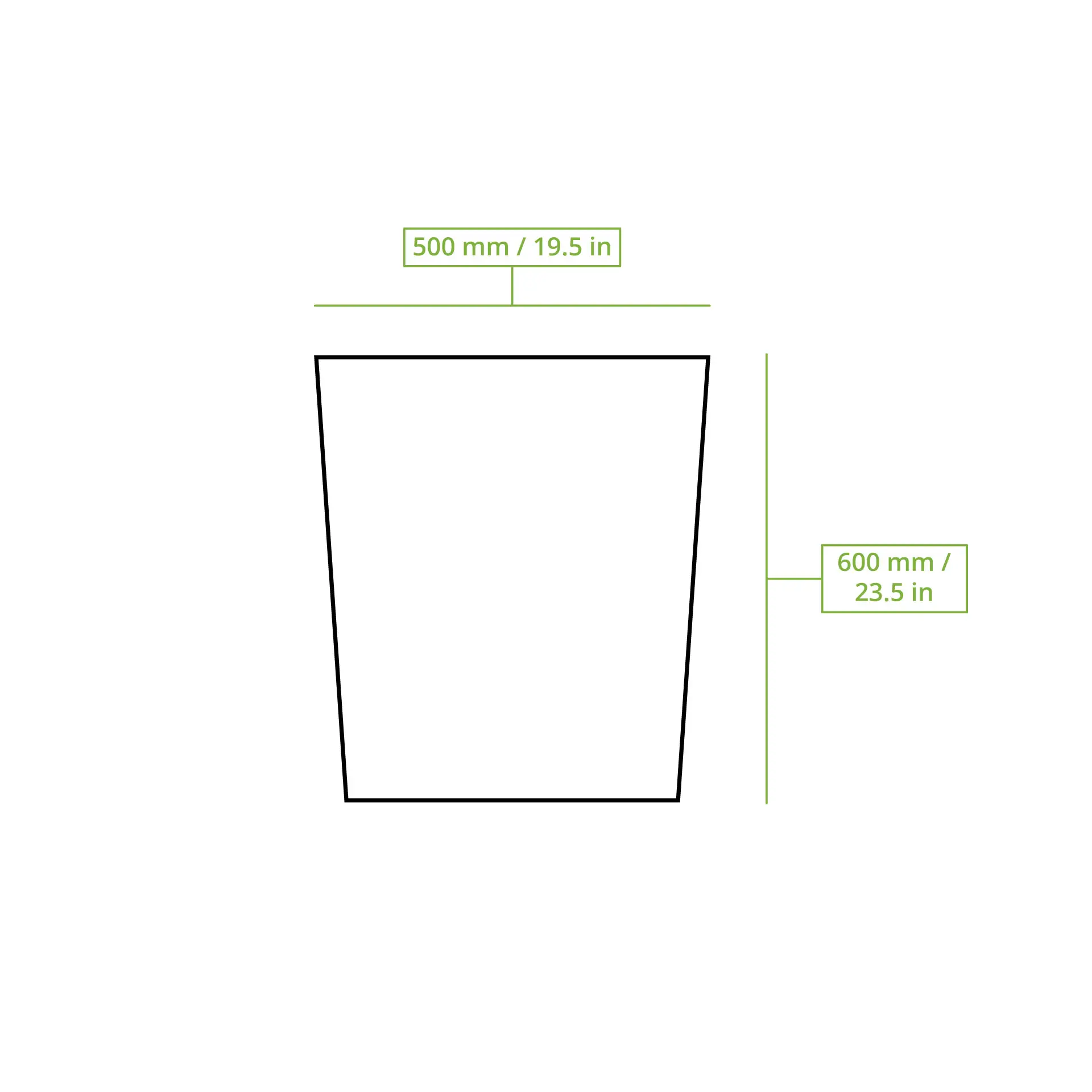 Bio Vuilniszakken PLA, 50x60 cm, 25 l Bio Vuilniszakken PLA, 50x60 cm, 25 l