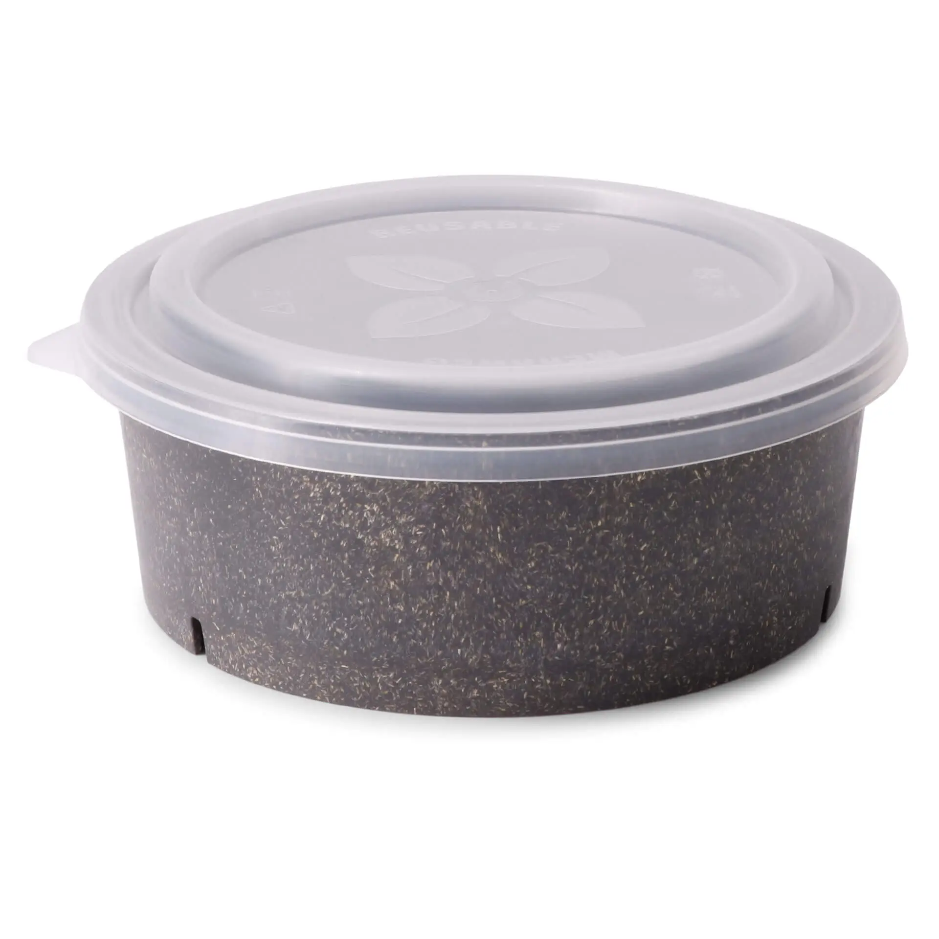 Herbruikbare schaaltjes "merways Bowl" 1000 ml, Ø 185 mm, peper/ grijs dfc008071-mehrweg-schalen-merways-bowl-1000-ml-185-mm-pfeffer-grau-2