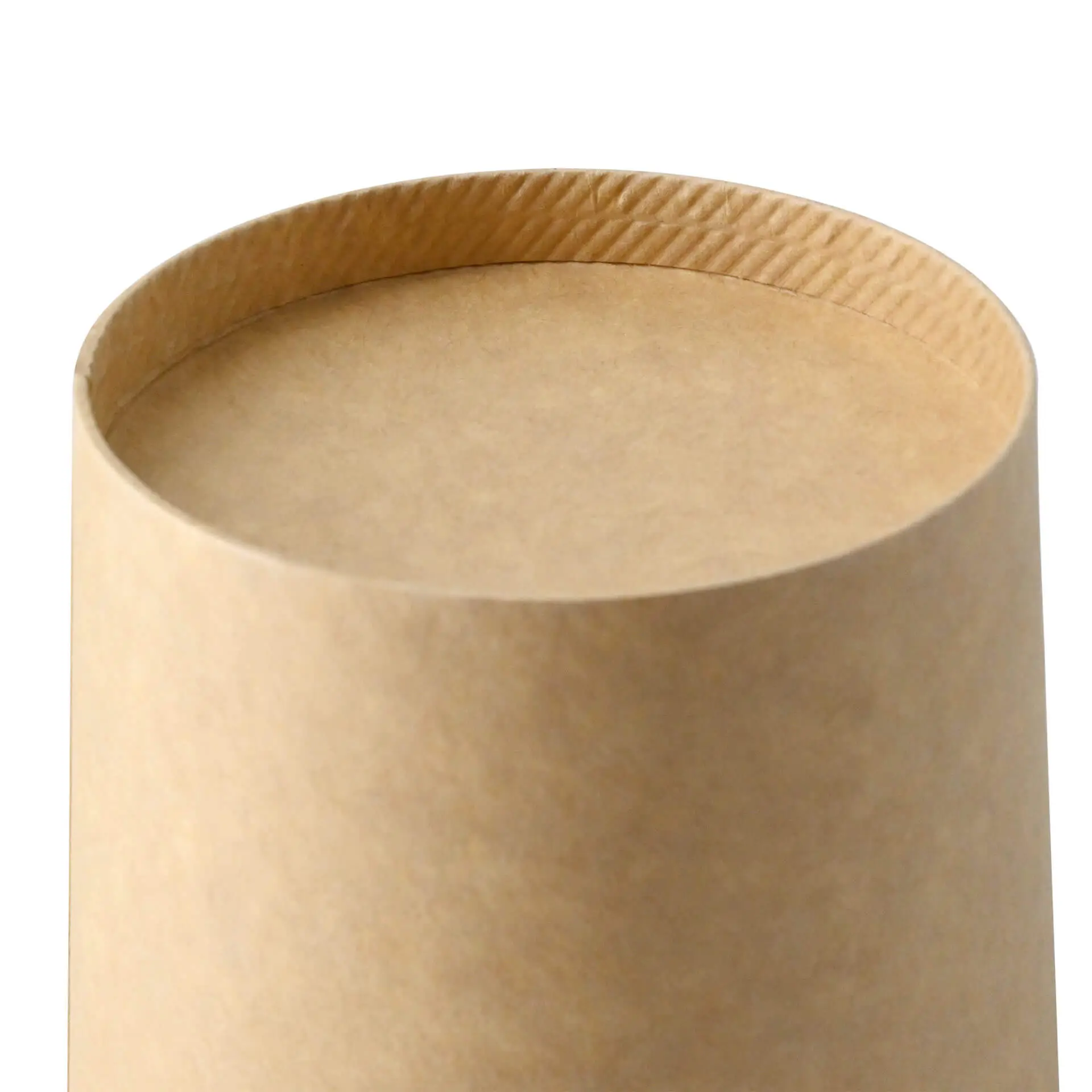 Soepbeker to go van karton (Premium) 400 ml, 16 oz, Ø 95 mm, bruin, bio-gecoat