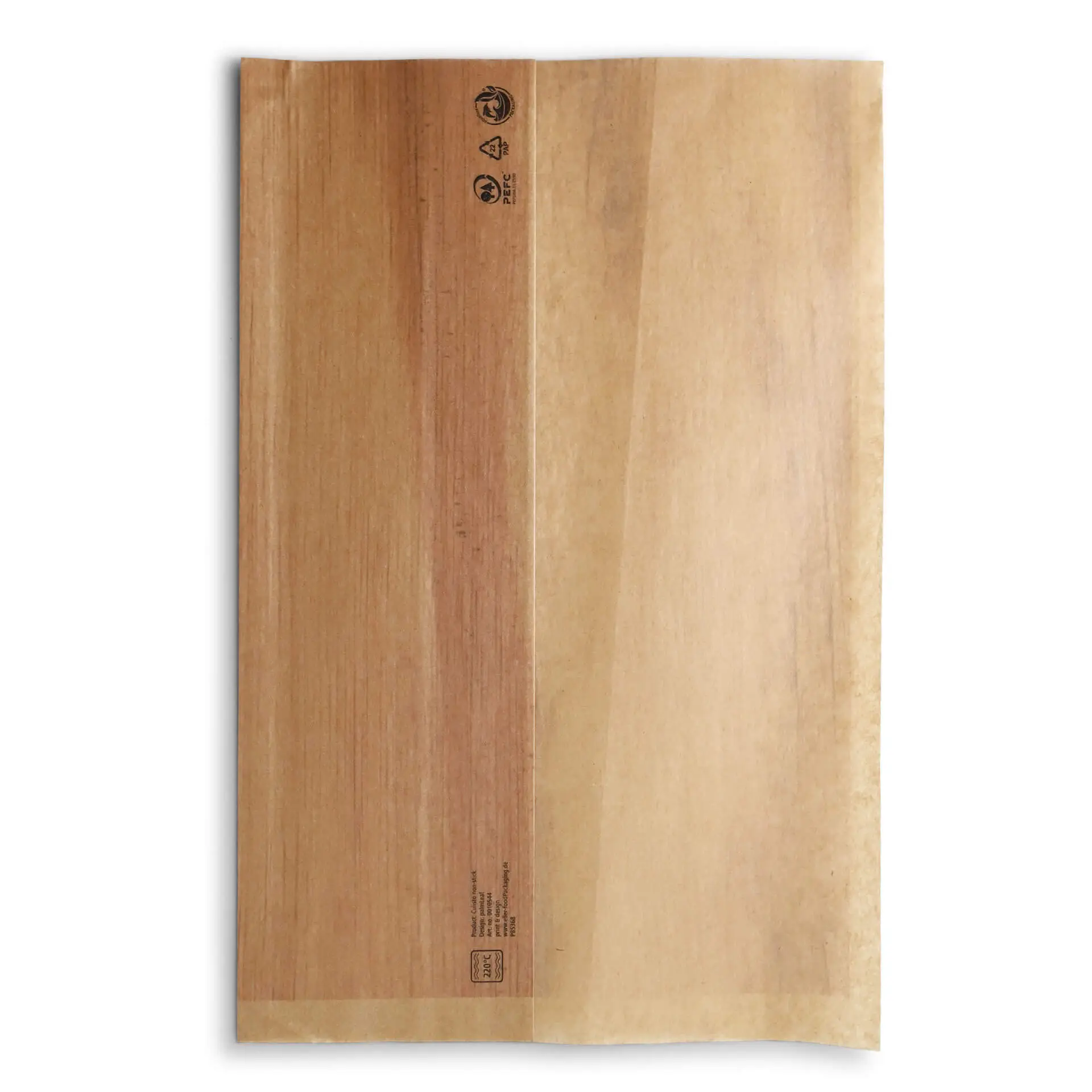 Burrito bag 19,5 x 30 cm, kraft dfc00506-wrap-papier-l-195-x-30-cm-braun-vorgefaltet-1