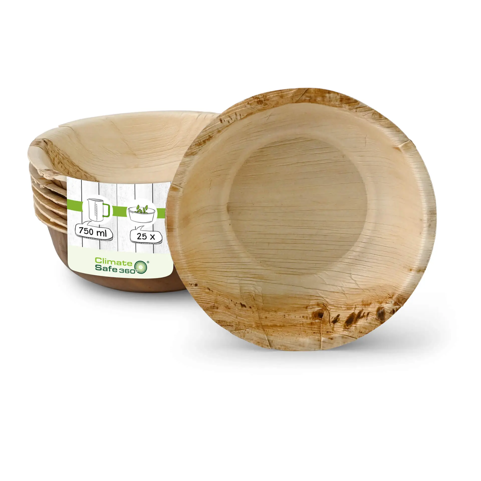 Palmblad kommen "Palmware®", 750 ml, rond Palmblad kommen "Palmware®", 750 ml, rond