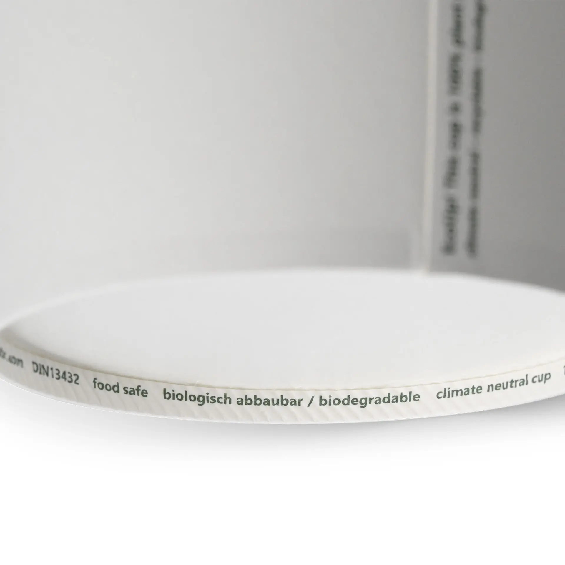 Witte bio universele beker, 300ml/12oz