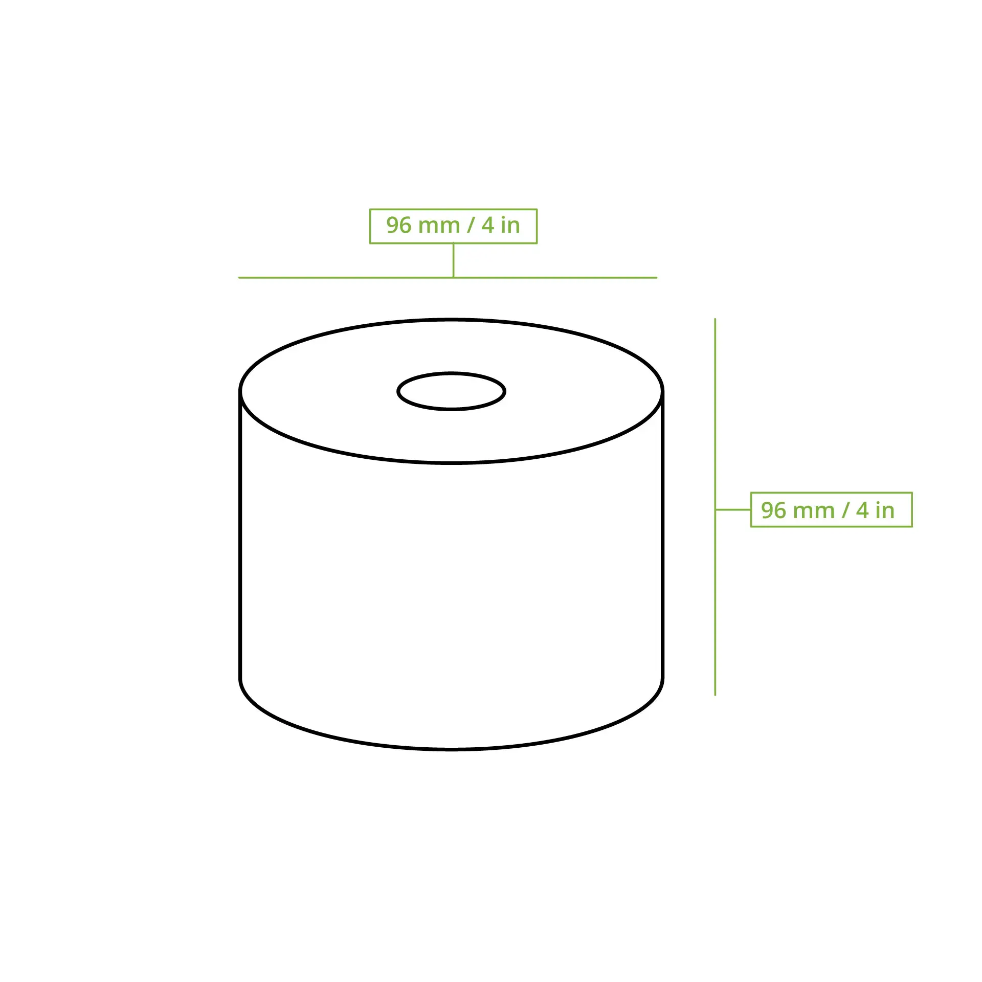 Toiletpapier van gerecycled papier, 2-laags, 300 vel, bruin
