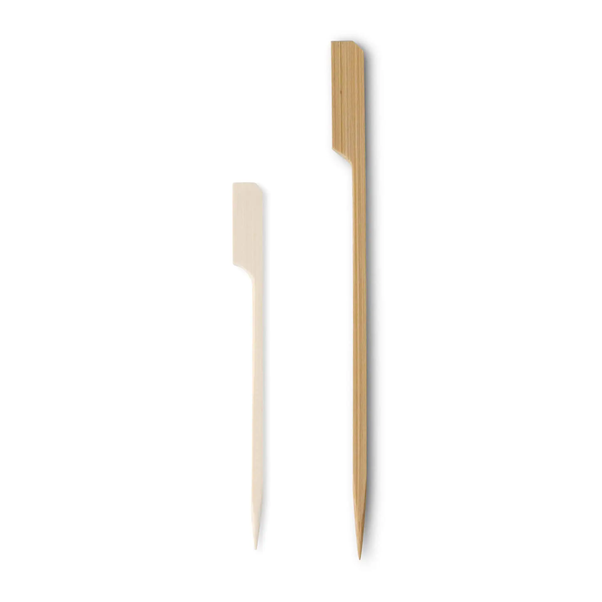 Bamboe vlaggenstokjes 15 cm, onbehandeld Bamboe vlaggenstokjes 15 cm, onbehandeld