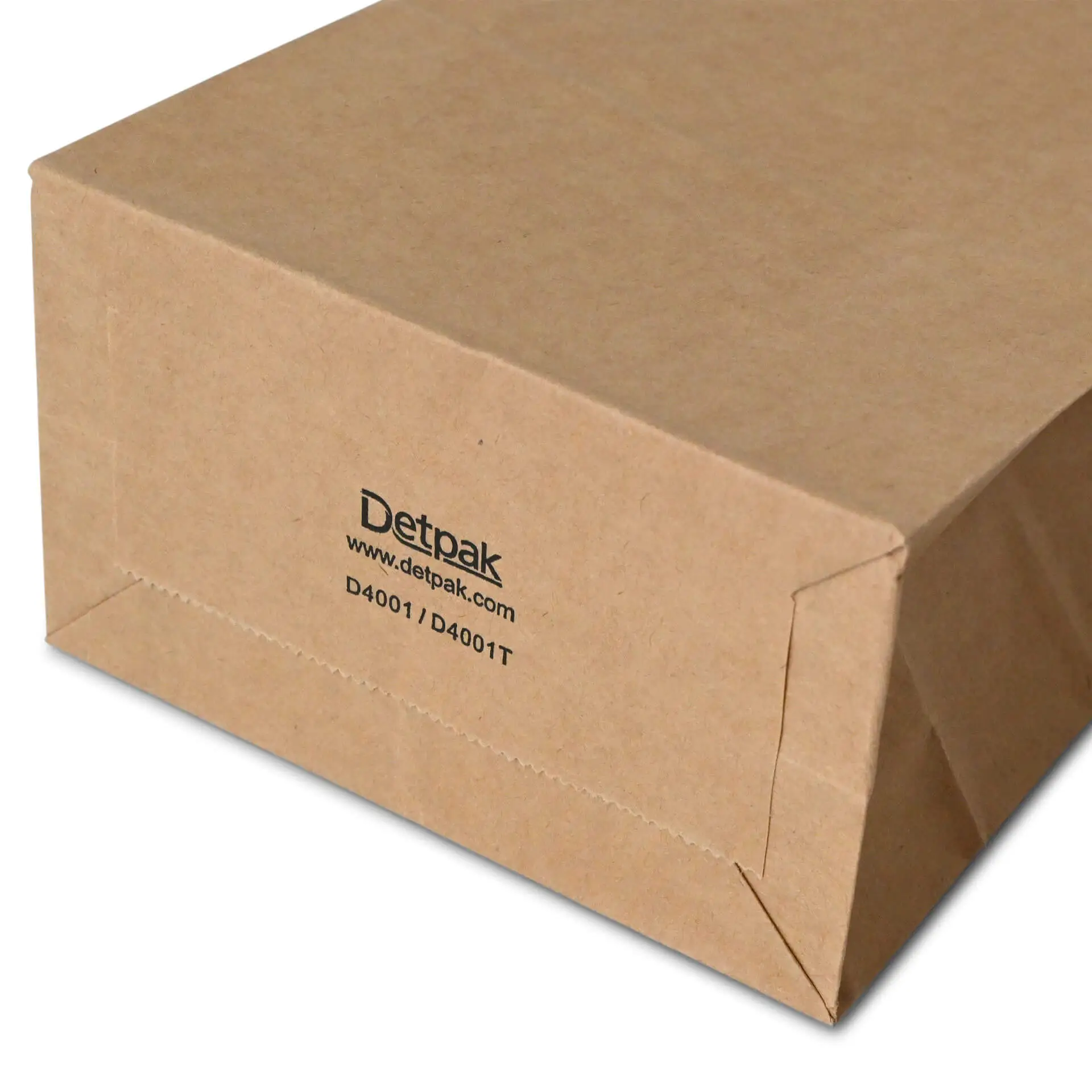 Blokbodemzakken M, 10 x 6 x 27,5 cm, bruin, clipband