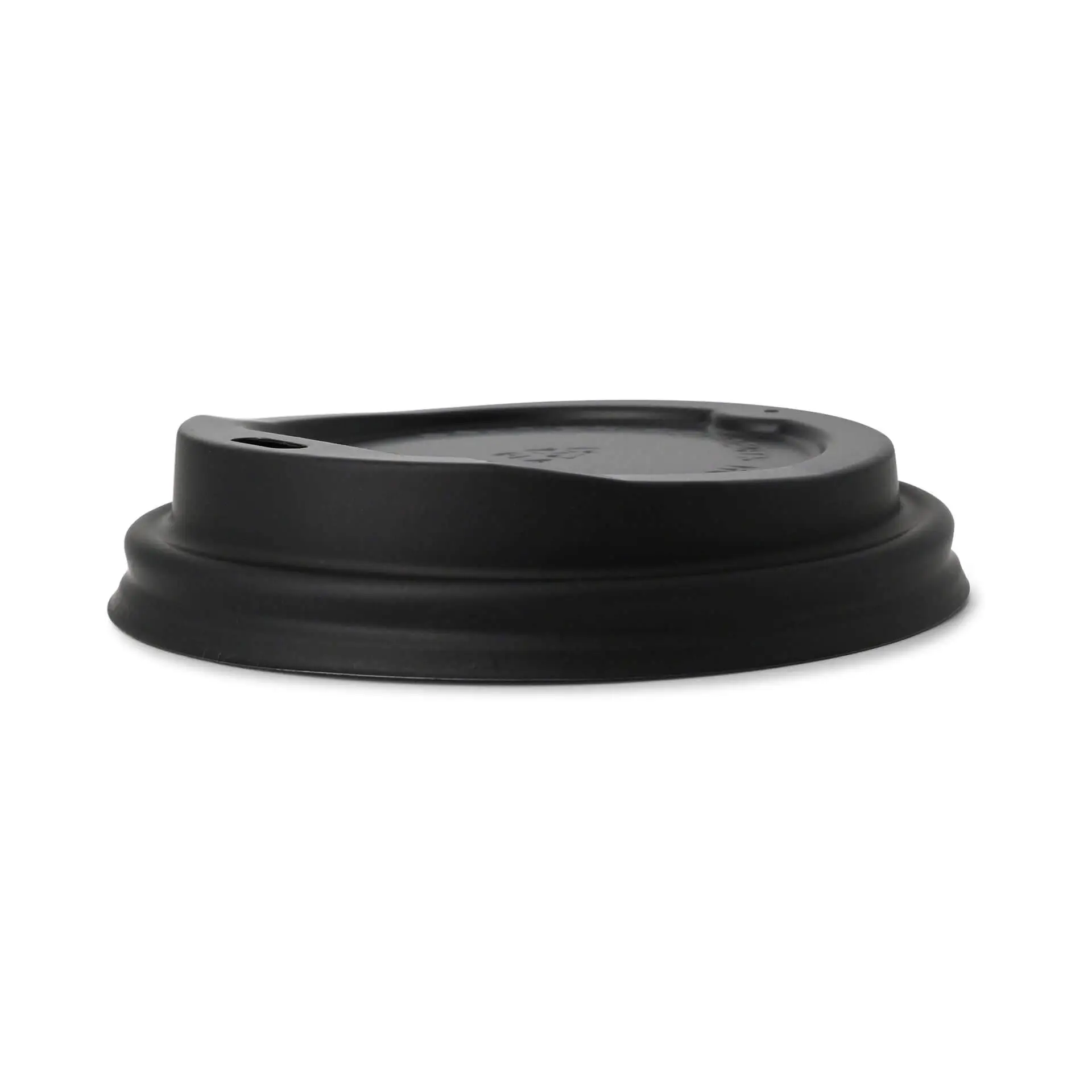 CPLA-deksel Ø 90 mm, zwart, drinkopening dhd00406-cpla-deckel-90-mm-schwarz-trinkoeffnung-2