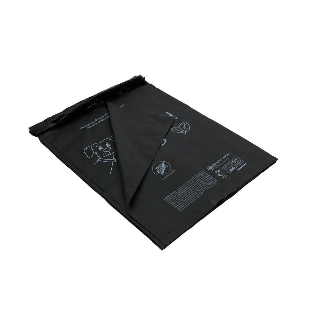 Hundekotbeutel 32 x 21 cm, schwarz, geblockt