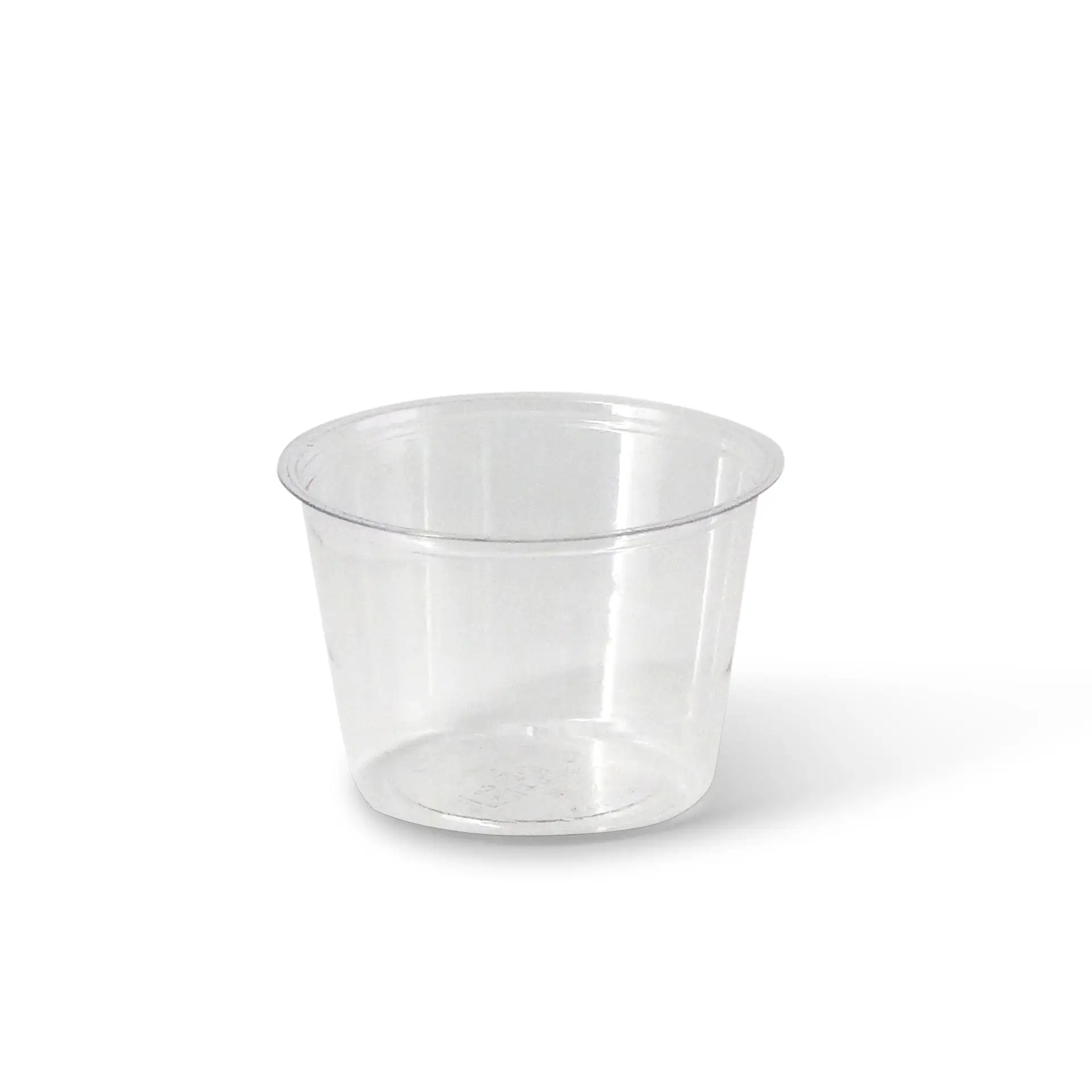 PLA Portiebekers 100 ml / 3,5 oz, Ø 70 mm, transparant, rond dfc02480-portionsbecher-aus-pla-100-ml-70-mm-klar-rund-1