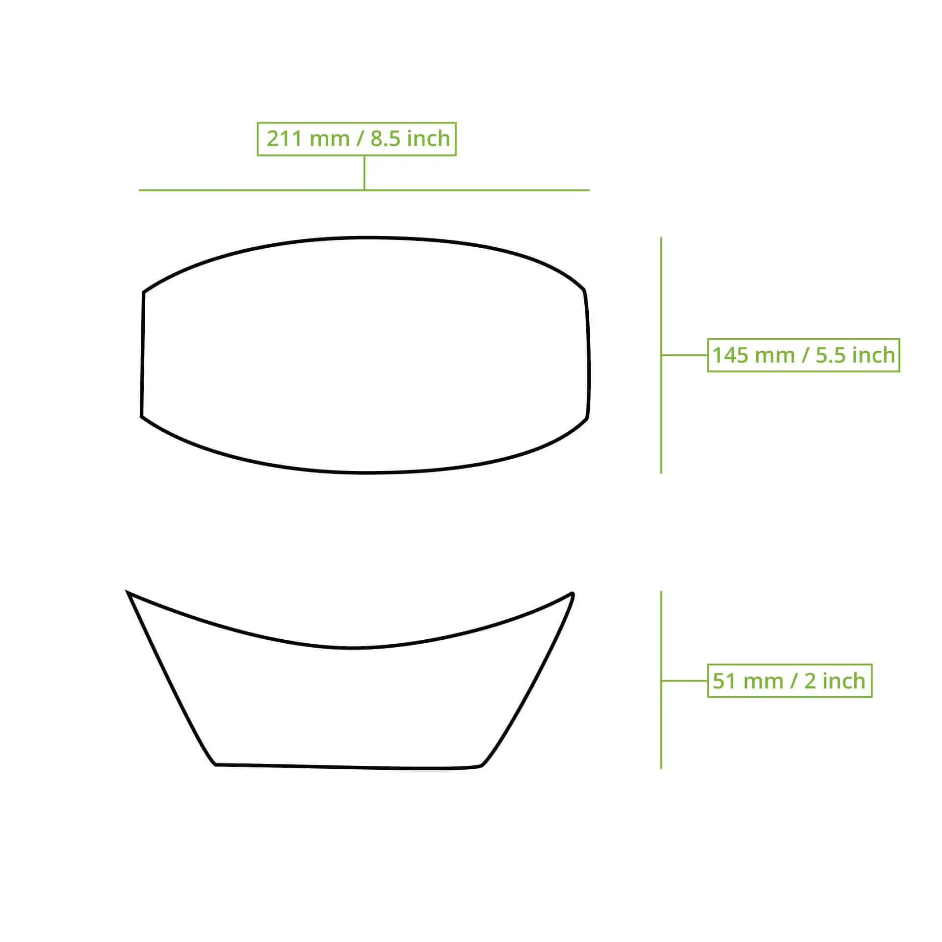 Kartonnen Snackbakje, premium, 800 ml, bruin, biologisch gecoat Kartonnen Snackbakje, premium, 800 ml, bruin, biologisch gecoat