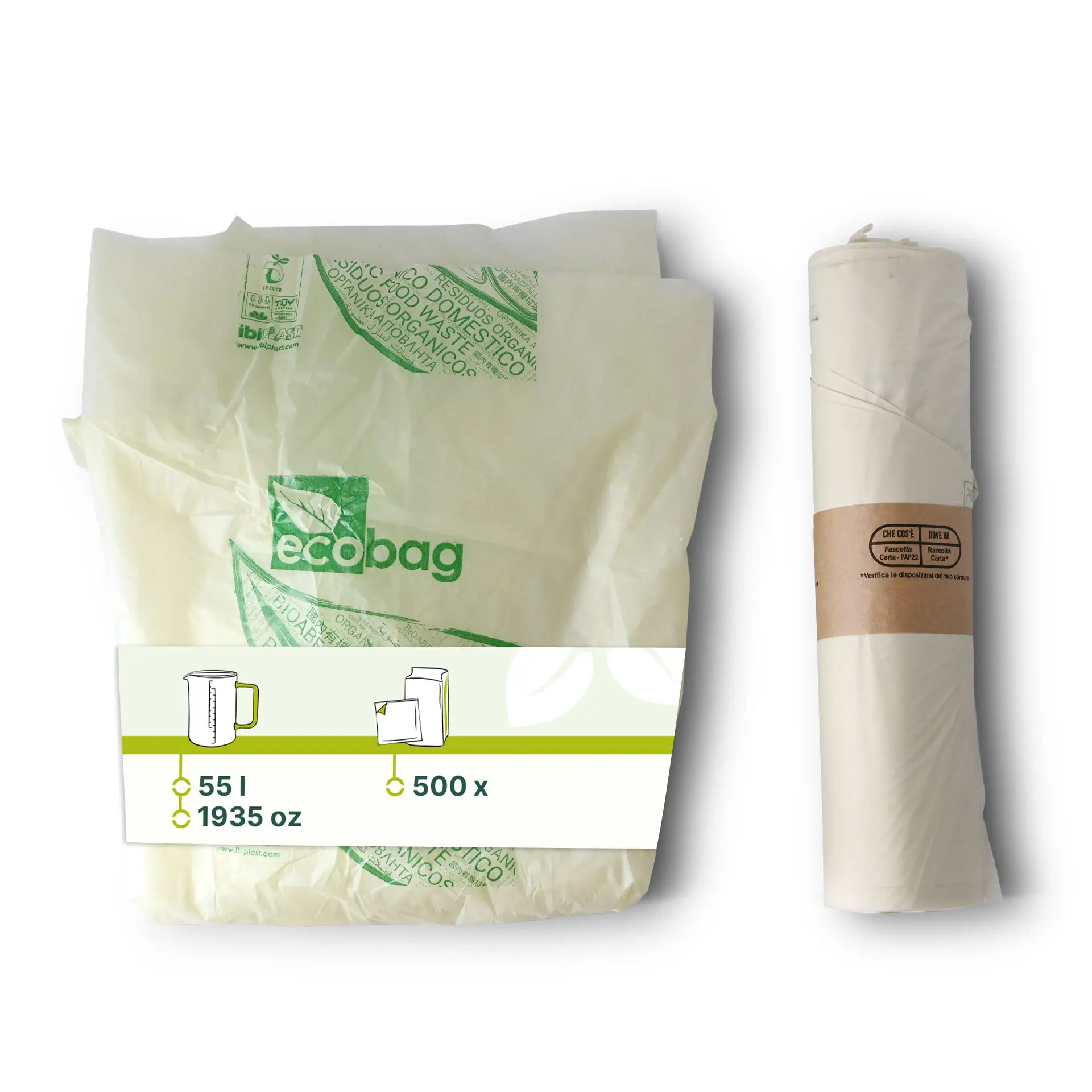 Bio Vuilniszakken PLA, 70x70 cm, 55 l dhy05082-bio-muellbeutel-pla-70x70-cm-55-l