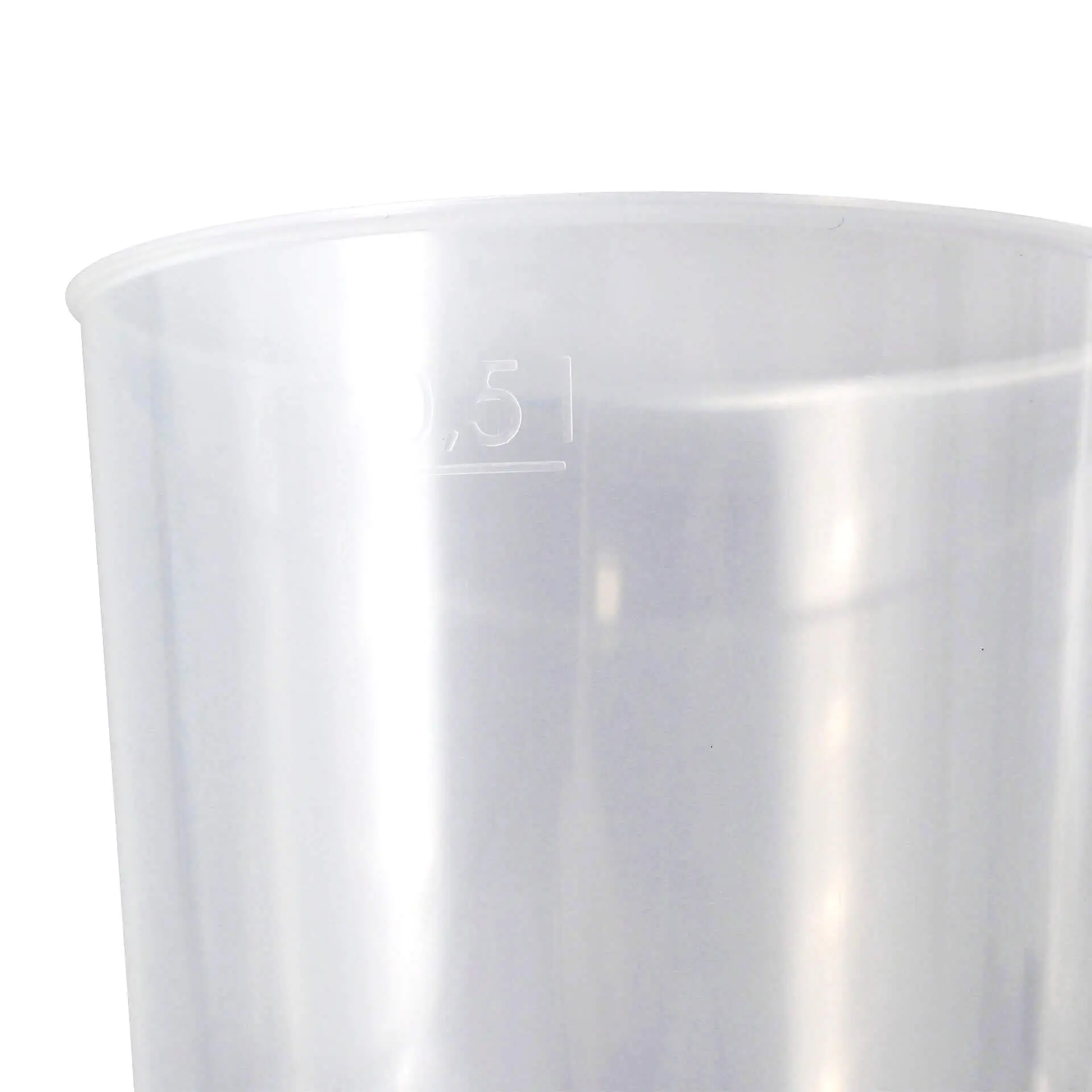 Herbruikbare bekers 500 ml, transparant, Ø 90 mm, PP dcd00823-mehrwegbecher-500-ml-90-mm-pp-transparent-2