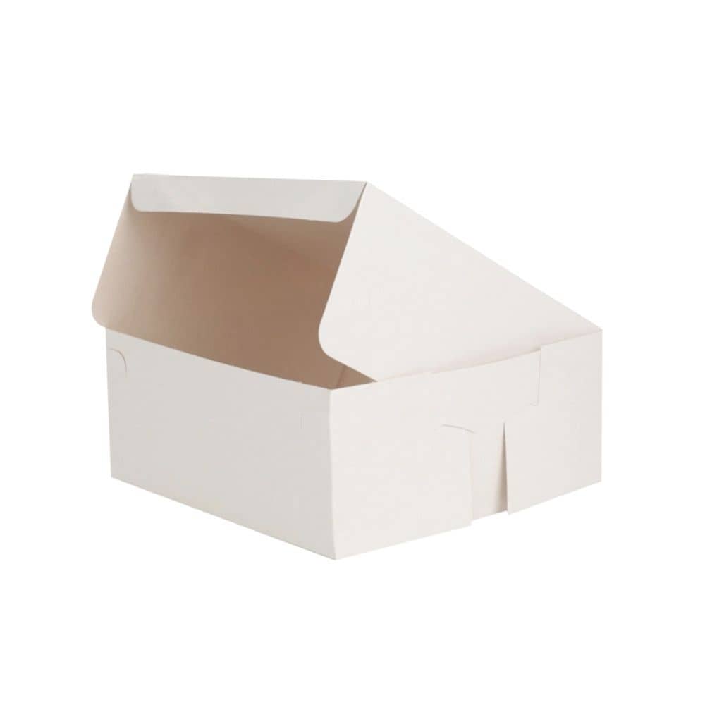 Torten-Kartons M, 23 x 23 x 10 cm, weiß