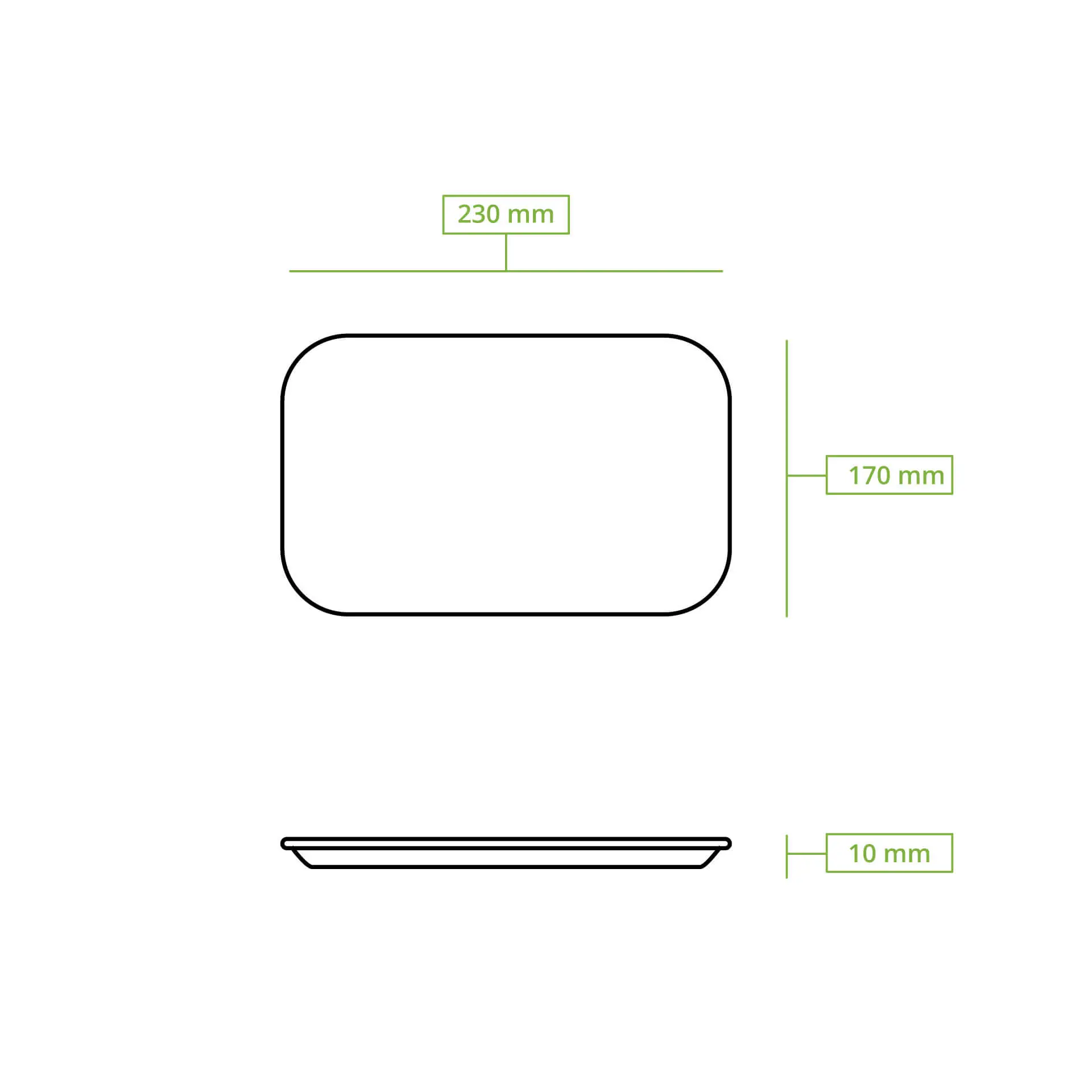 Papieren bordjes 17 x 23 cm, bruin, rechthoekig dtw06013-pappteller-17-x-23-cm-braun-rechteckig-8