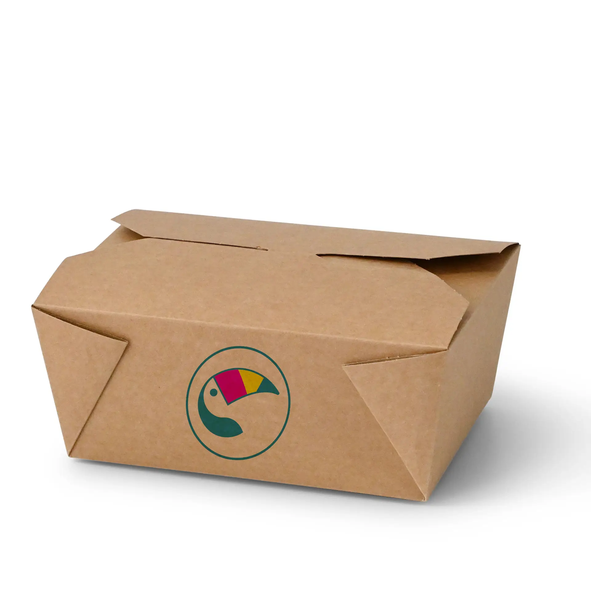 Take-away box bedrukken, 2500 ml, PLA-gelamineerd