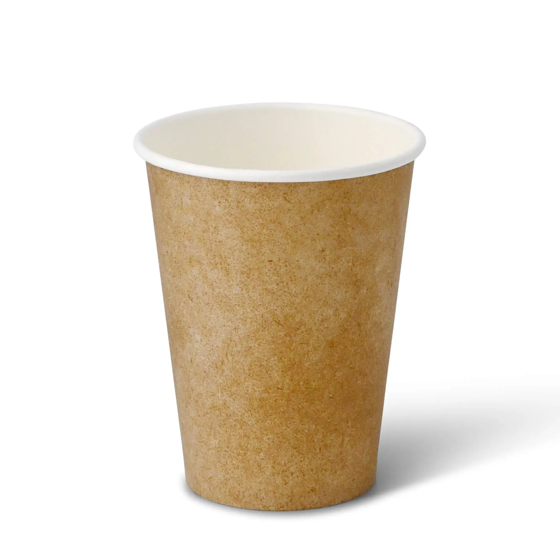Kartonnen beker 300 ml / 12 oz, Ø 90 mm, kraft dhd045361-pappbecher-300-ml-12-oz-90-mm-braun-innen-weiss-1