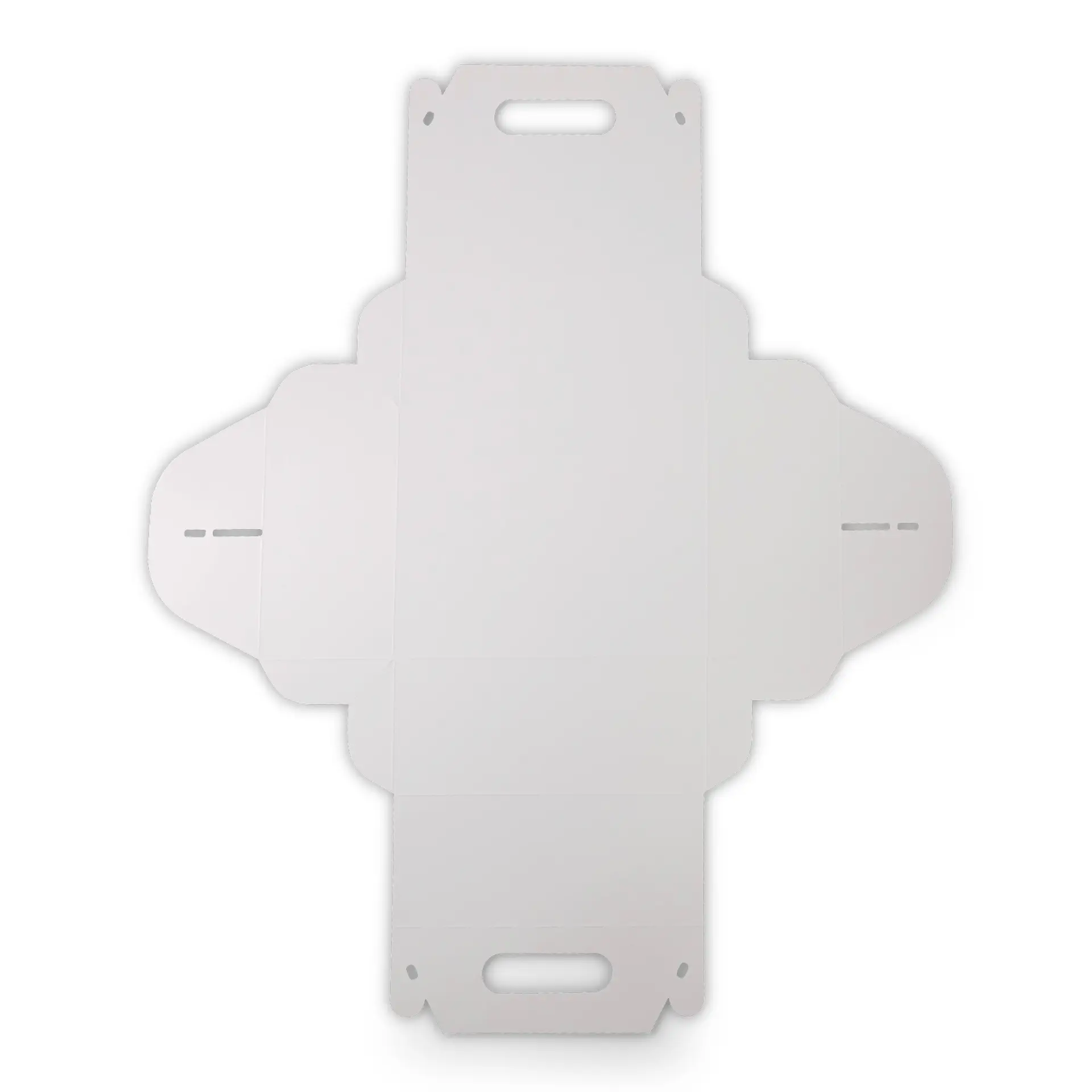 Kartonnen taartdoos met handvat M, 21 x 16 x 9 cm, wit, opvouwbaar